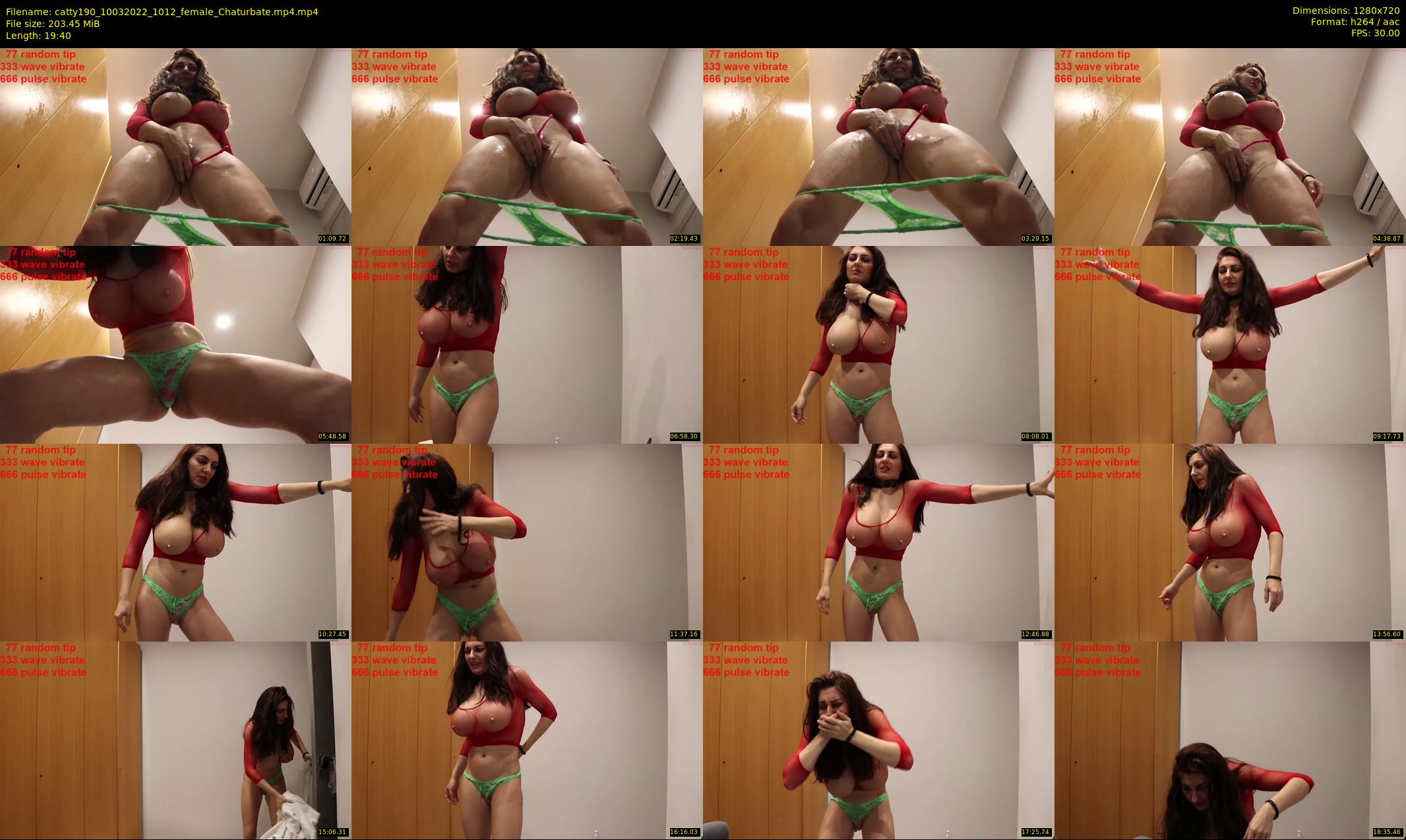 catty190 — 20 minute Chaturbate female cam show recording, 720p, Mar 10, 2022