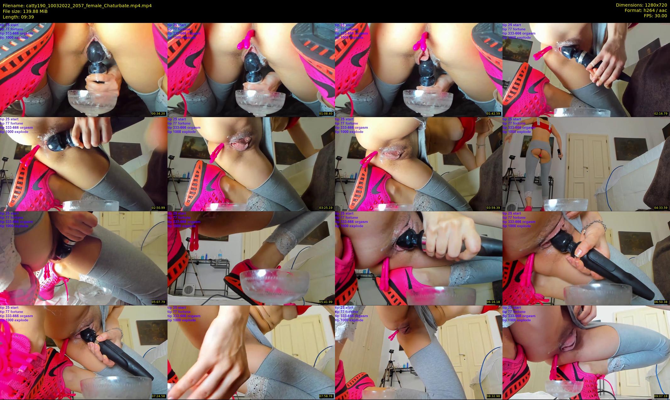catty190 — 10 minute Chaturbate female cam show recording, 720p, Mar 10, 2022