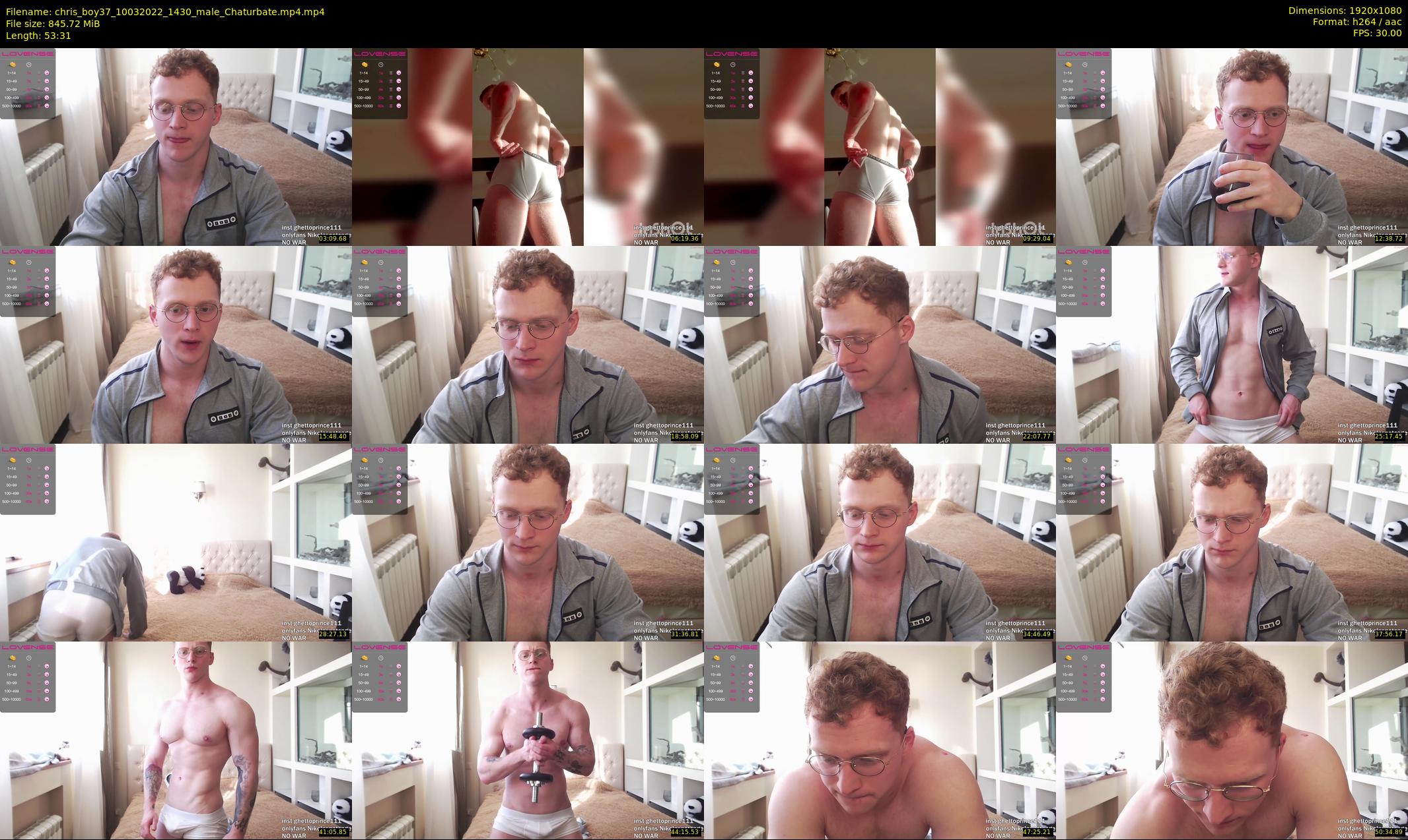 chris_boy37 — 54 minute Chaturbate male cam show recording, 1080p, Mar 10, 2022