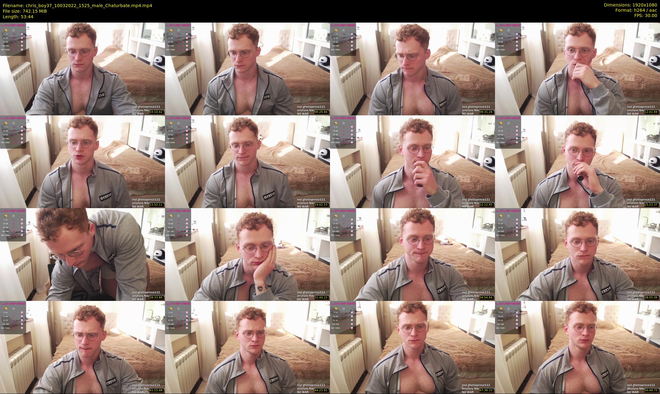 chris_boy37 — 54 minute Chaturbate male cam show recording, 1080p, Mar 10, 2022