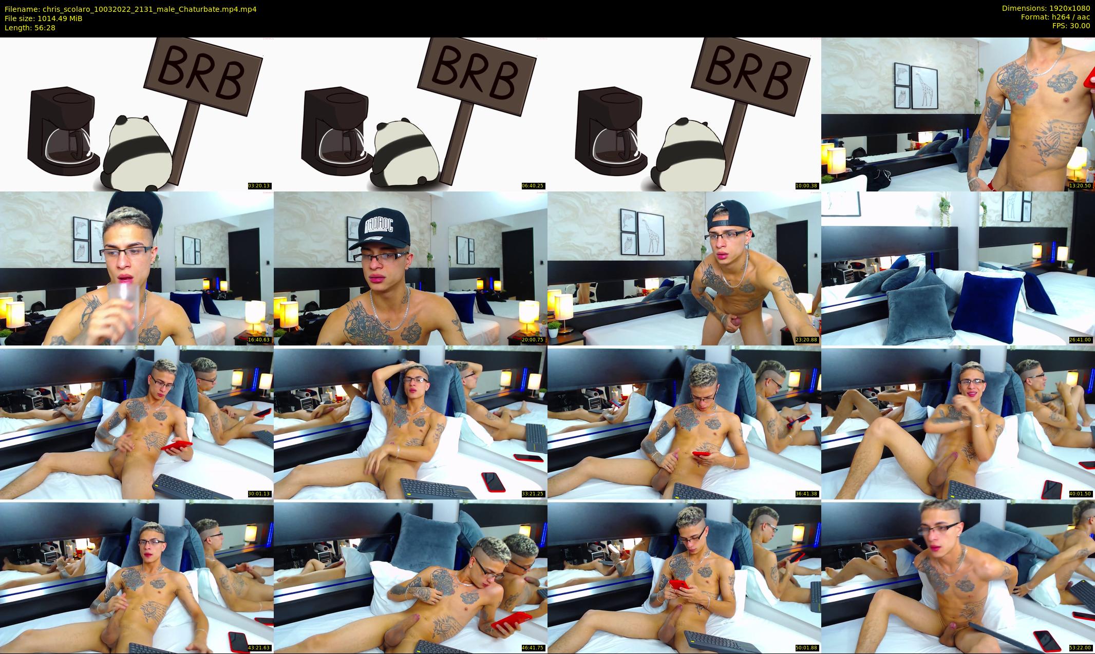 chris_scolaro — 57 minute Chaturbate male cam show recording, 1080p, Mar 10, 2022