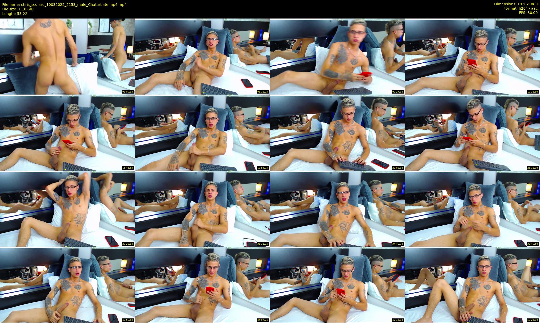 chris_scolaro — 54 minute Chaturbate male cam show recording, 1080p, Mar 10, 2022