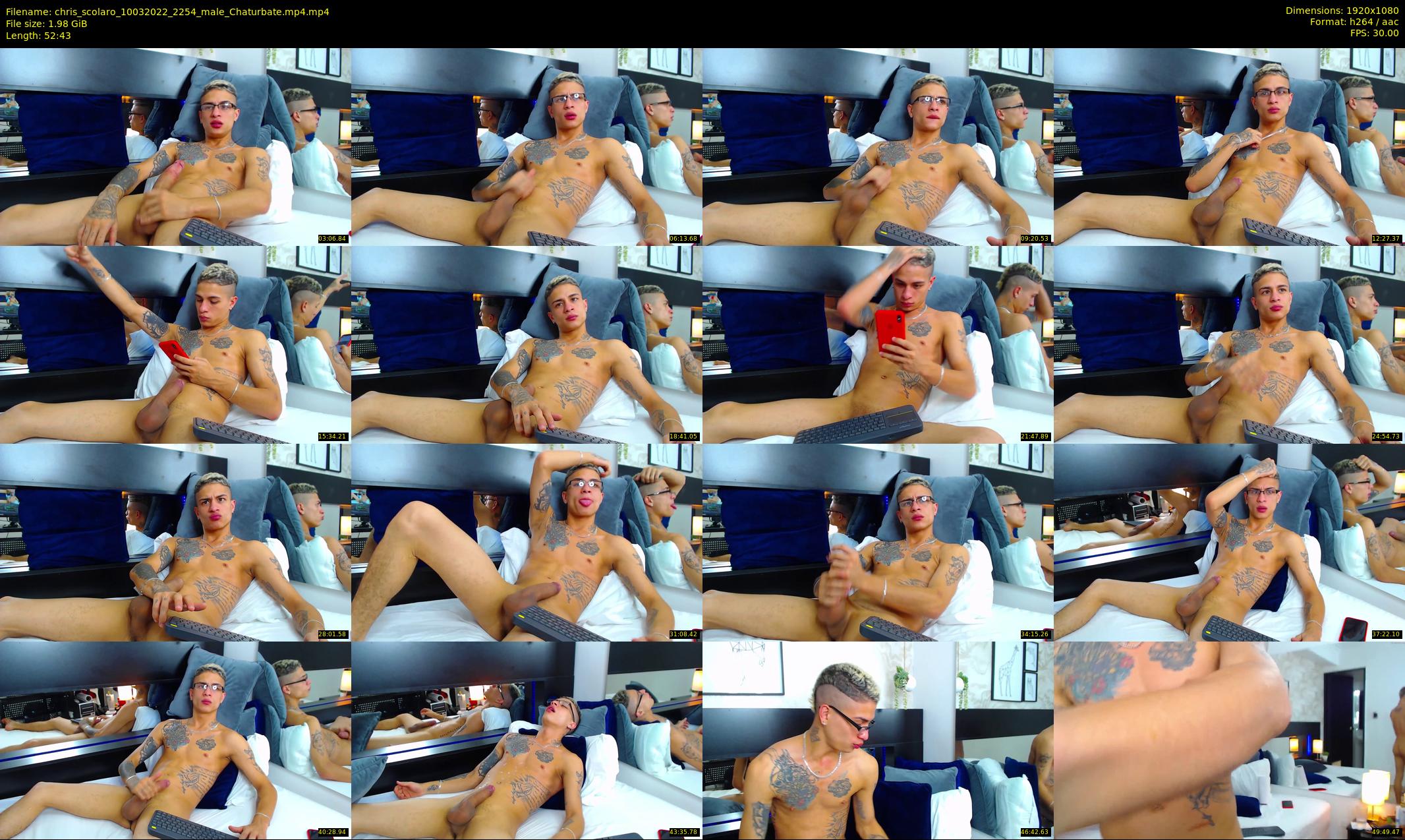 chris_scolaro — 53 minute Chaturbate male cam show recording, 1080p, Mar 10, 2022