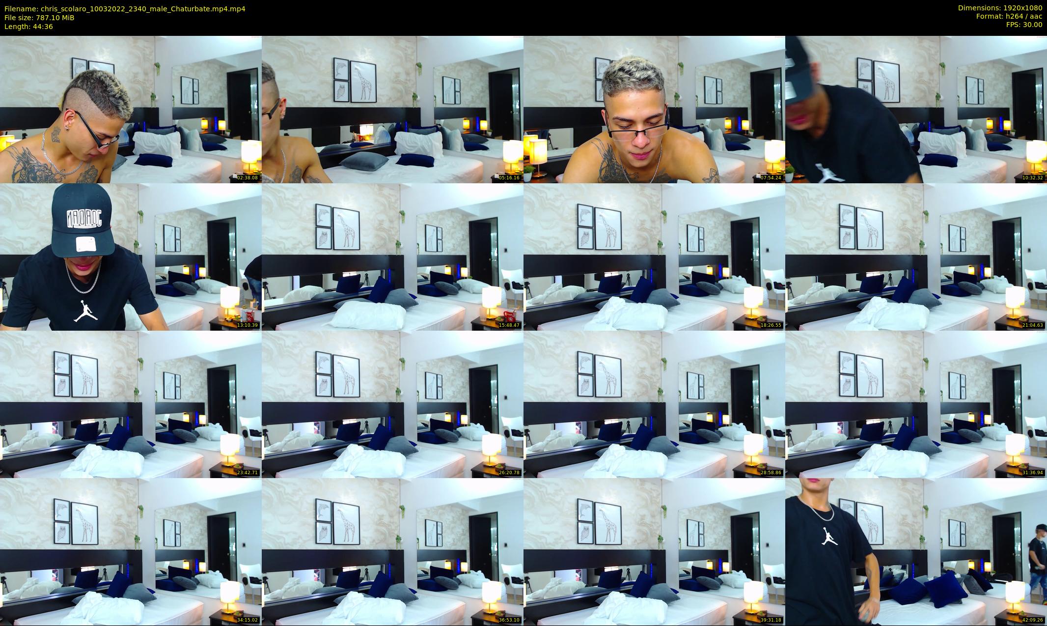chris_scolaro — 45 minute Chaturbate male cam show recording, 1080p, Mar 10, 2022