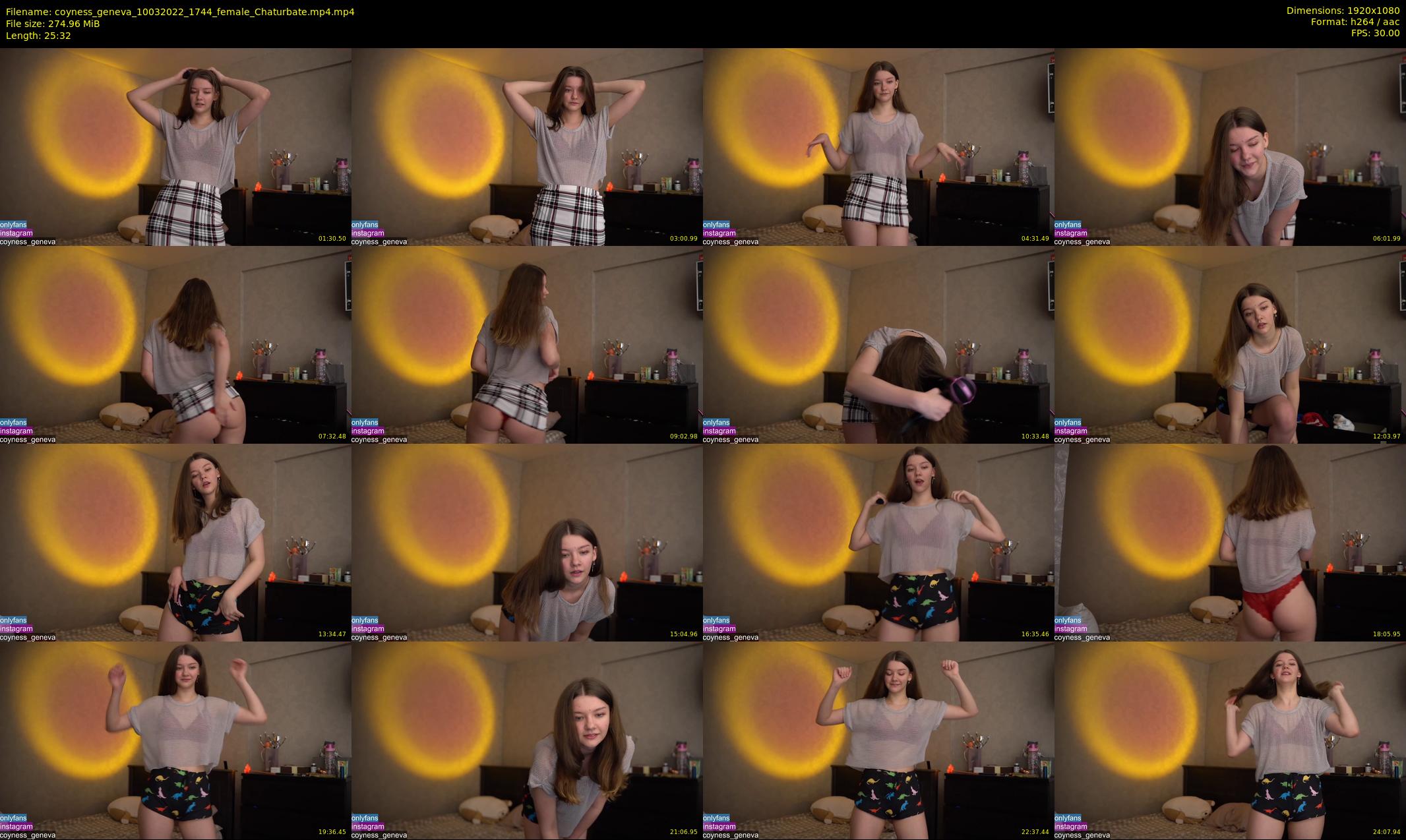 coyness_geneva — 26 minute Chaturbate female cam show recording, 1080p, Mar 10, 2022