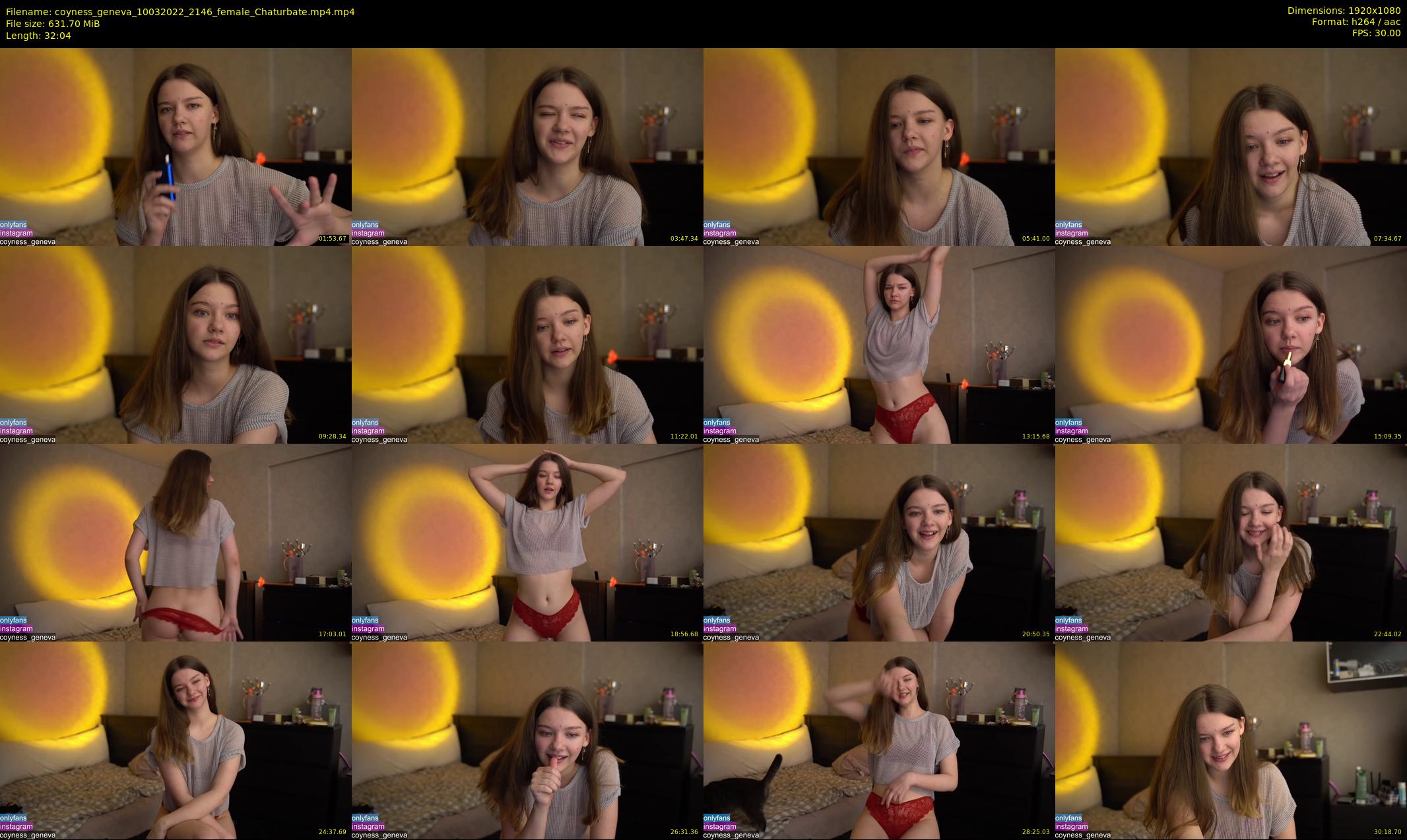 coyness_geneva — 33 minute Chaturbate female cam show recording, 1080p, Mar 10, 2022