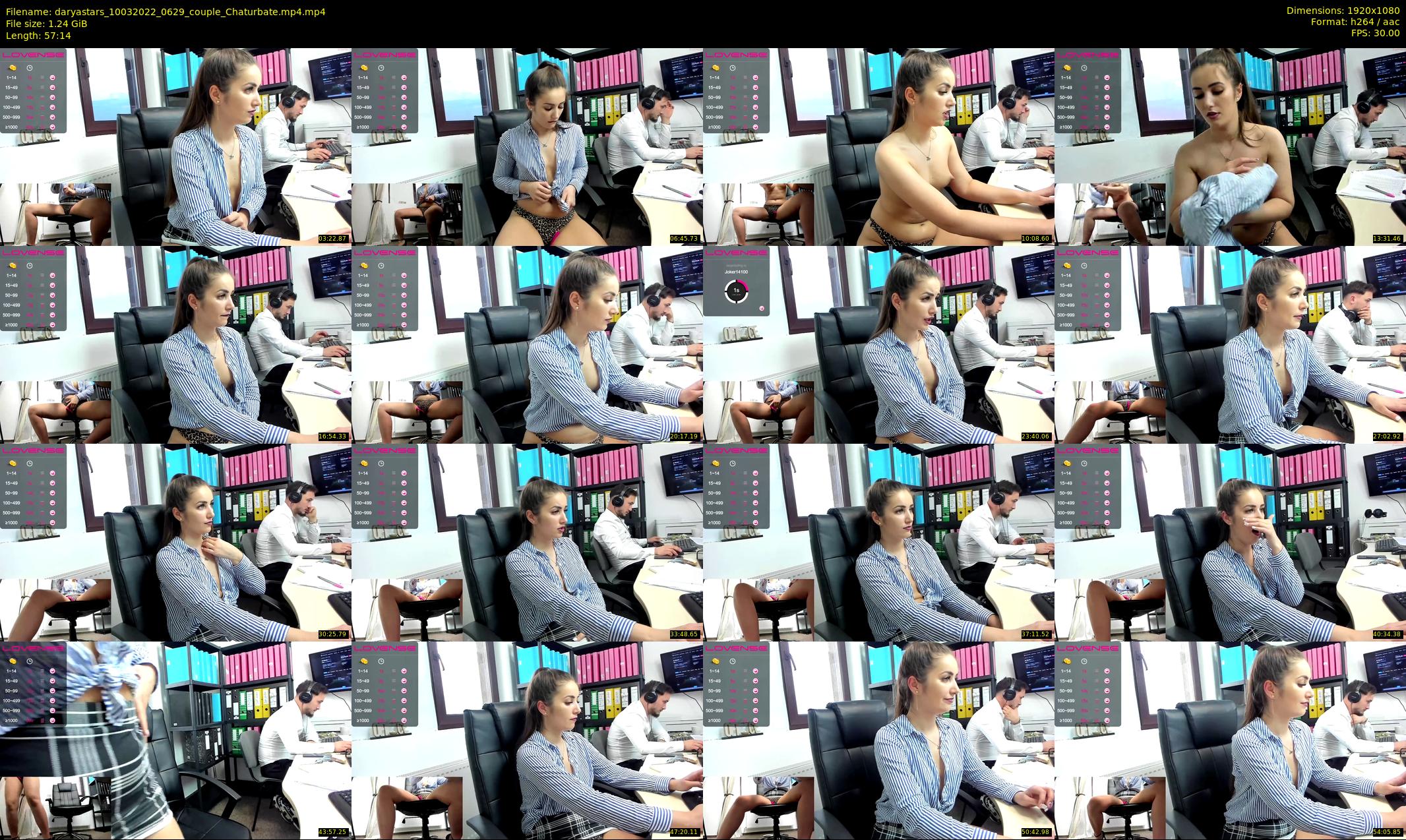 daryastars — 58 minute Chaturbate couple cam show recording, 1080p, Mar 10, 2022
