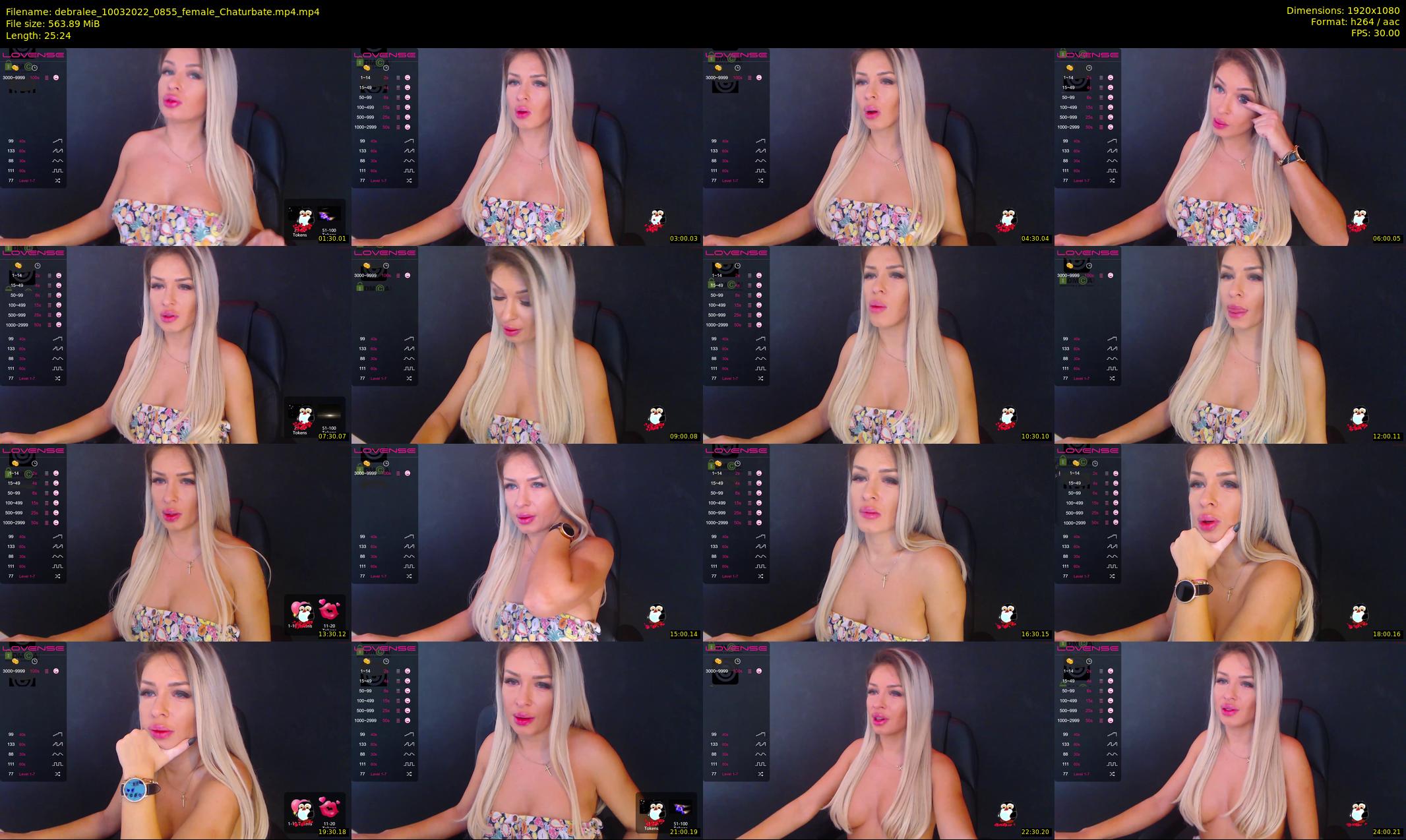 debralee — 26 minute Chaturbate female cam show recording, 1080p, Mar 10, 2022