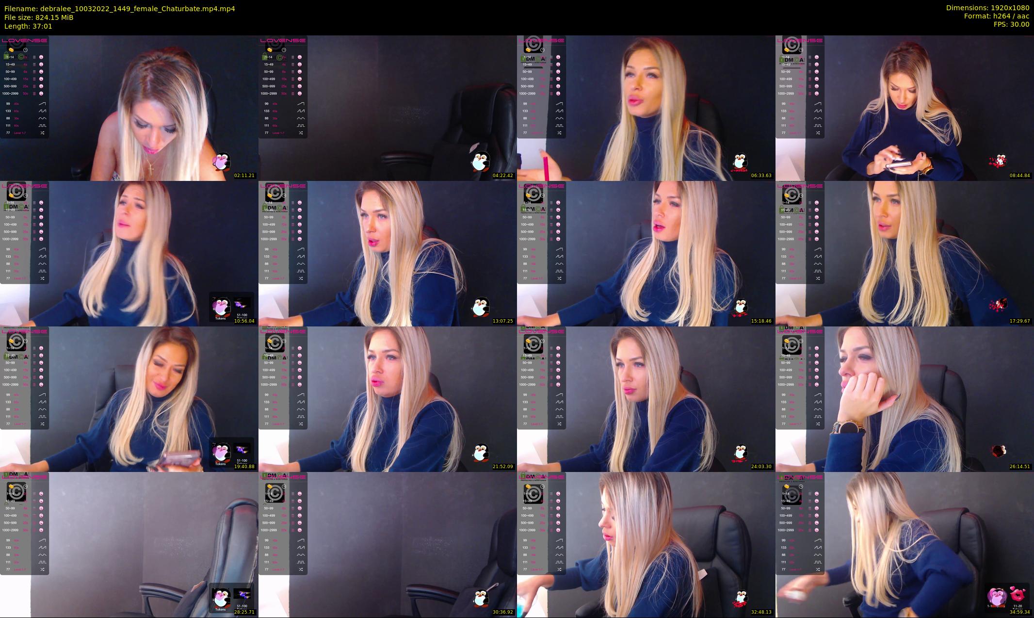 debralee — 38 minute Chaturbate female cam show recording, 1080p, Mar 10, 2022