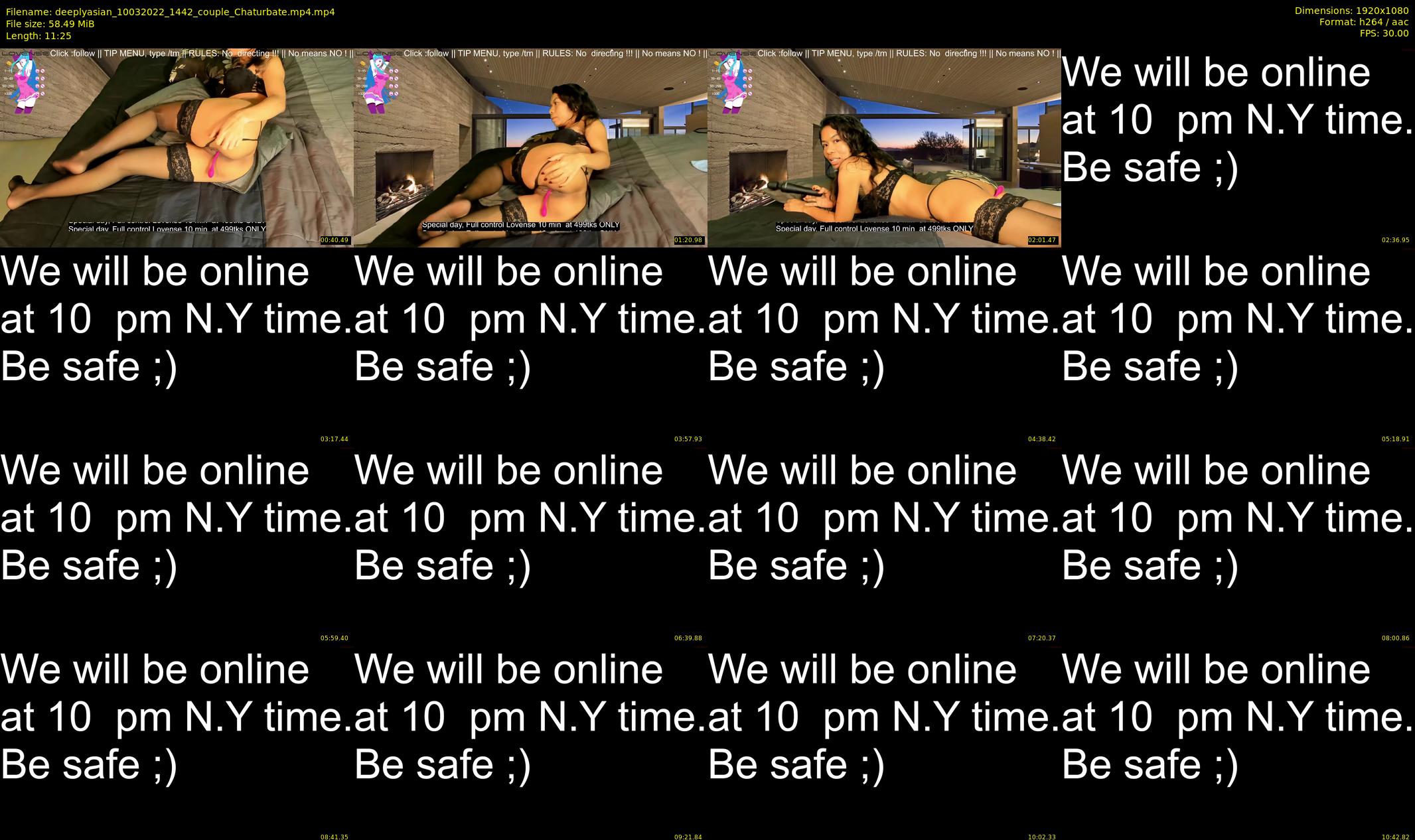 deeplyasian — 12 minute Chaturbate couple cam show recording, 1080p, Mar 10, 2022