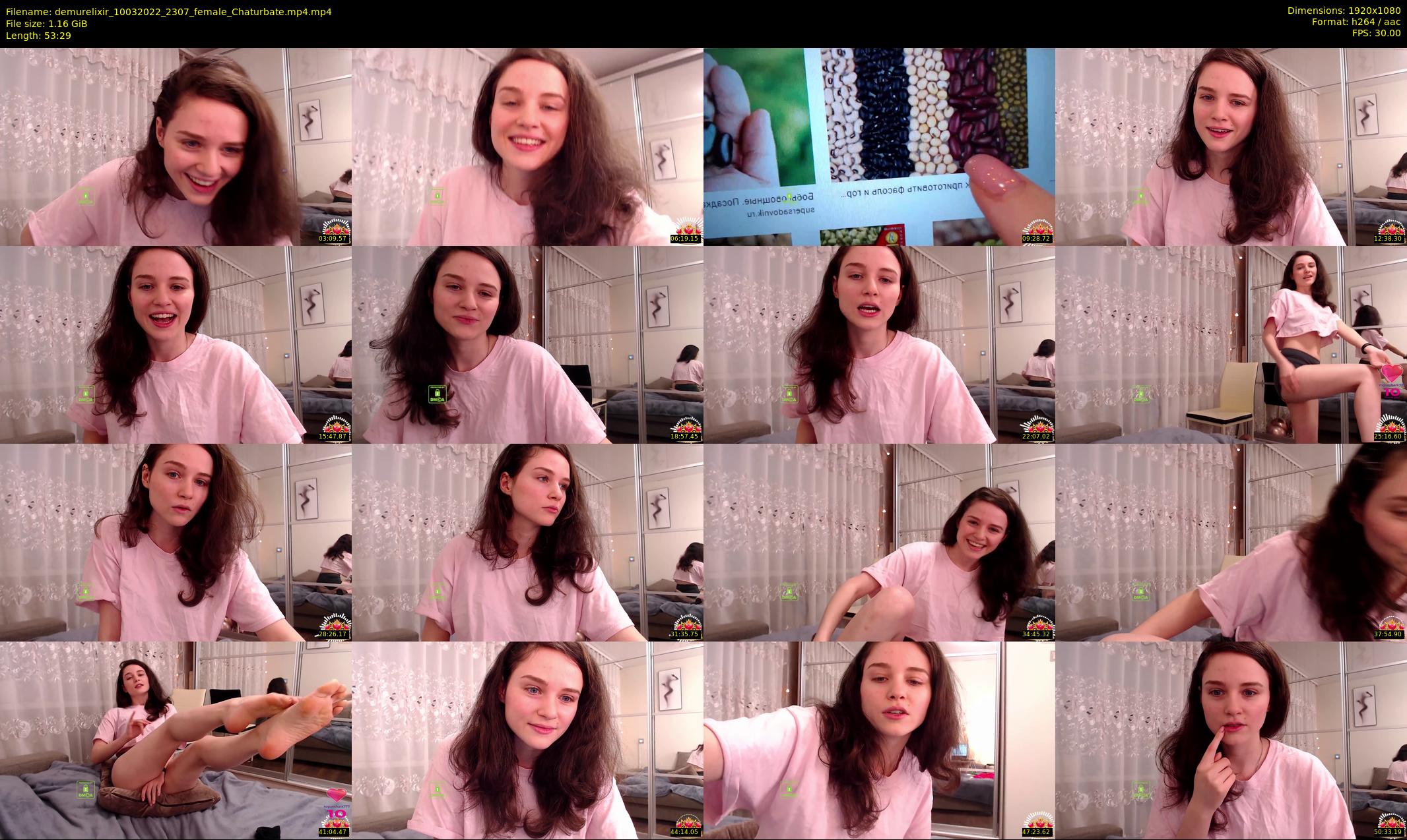 demurelixir — 54 minute Chaturbate female cam show recording, 1080p, Mar 10, 2022
