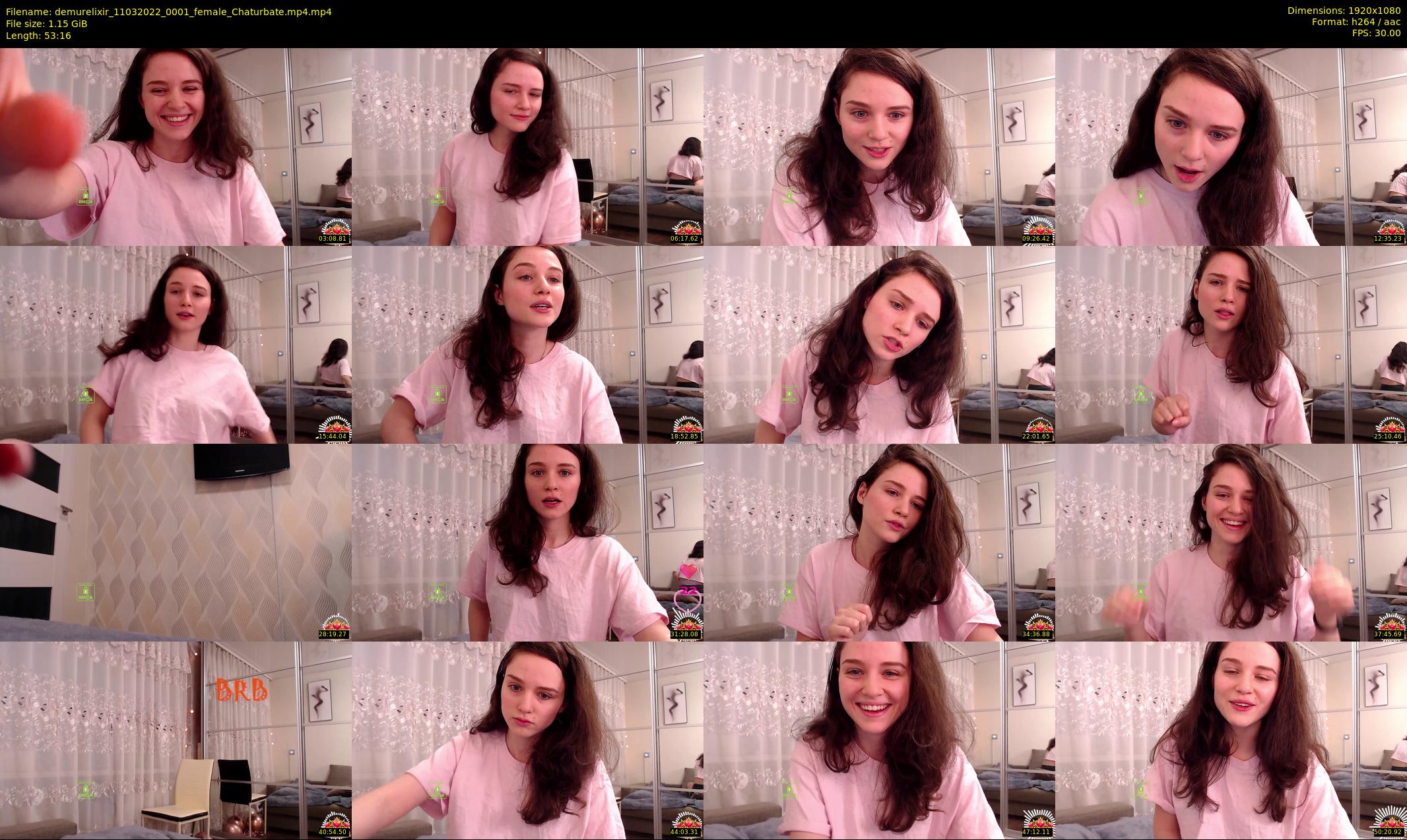 demurelixir — 54 minute Chaturbate female cam show recording, 1080p, Mar 11, 2022