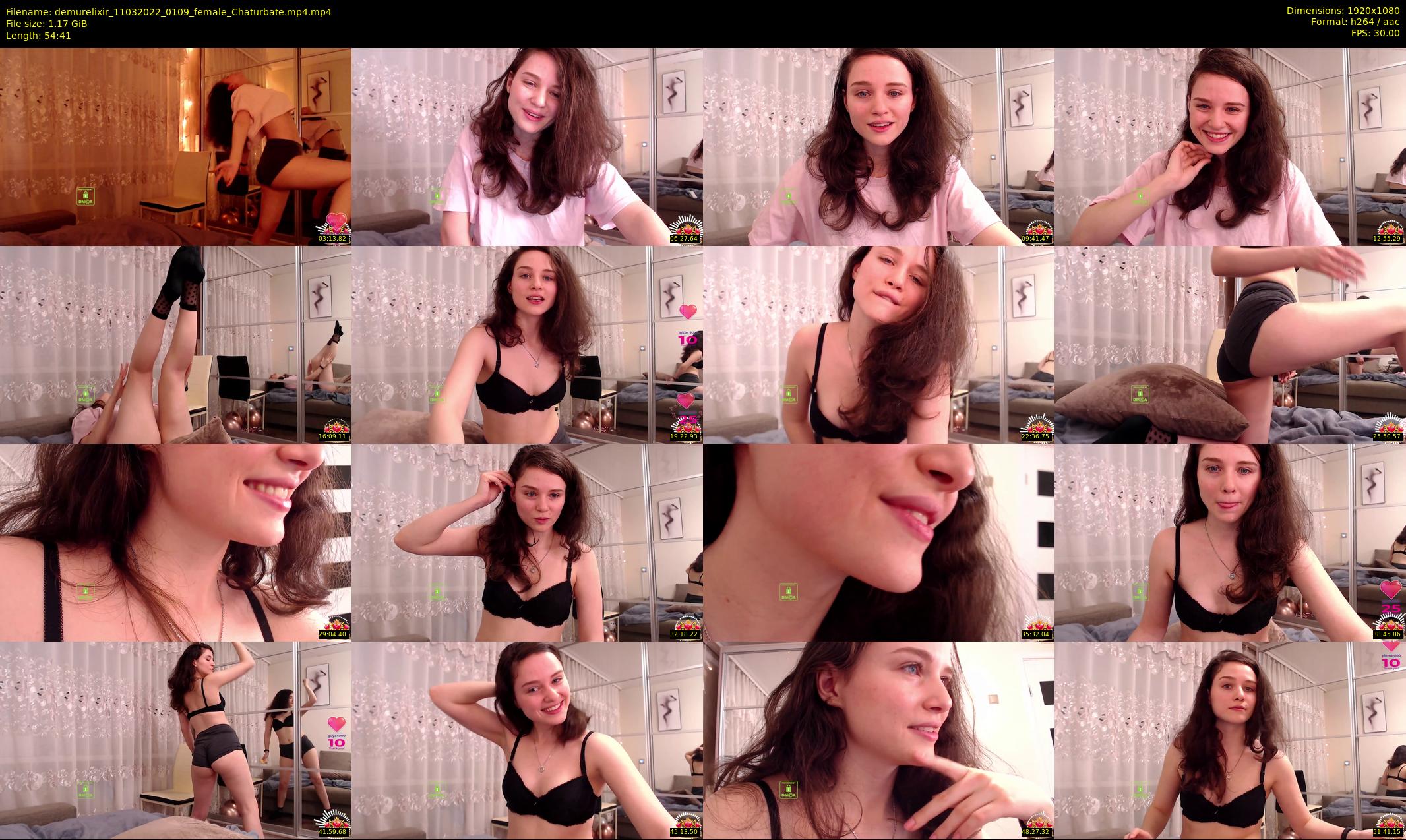 demurelixir — 55 minute Chaturbate female cam show recording, 1080p, Mar 11, 2022