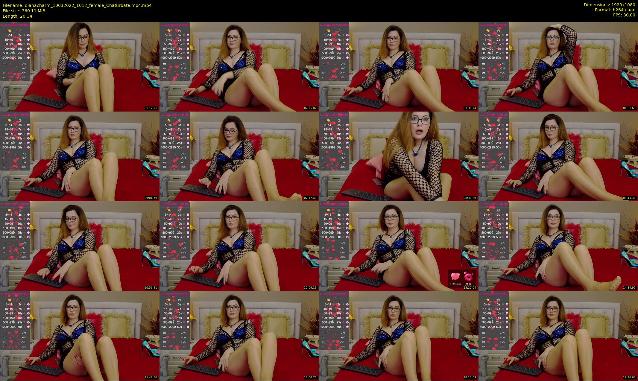 dianacharm — 21 minute Chaturbate female cam show recording, 1080p, Mar 10, 2022