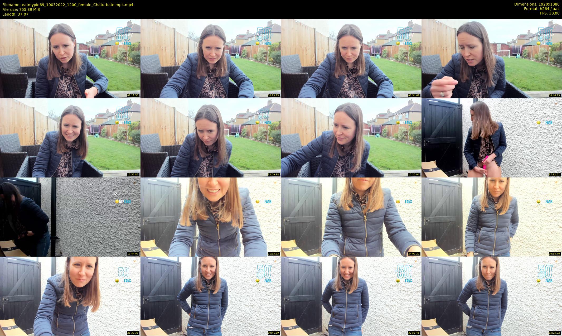 eatmypie69 — 38 minute Chaturbate female cam show recording, 1080p, Mar 10, 2022