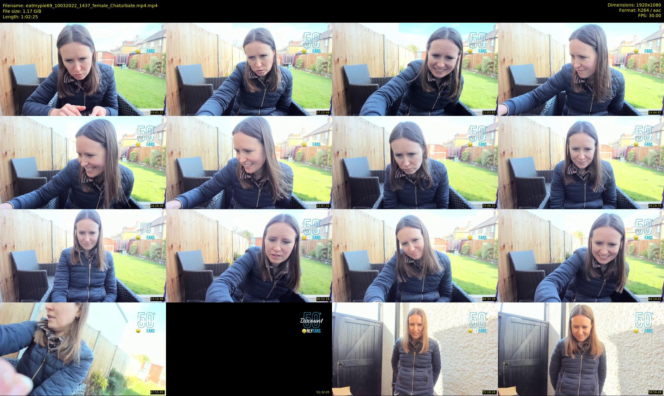 eatmypie69 — 63 minute Chaturbate female cam show recording, 1080p, Mar 10, 2022