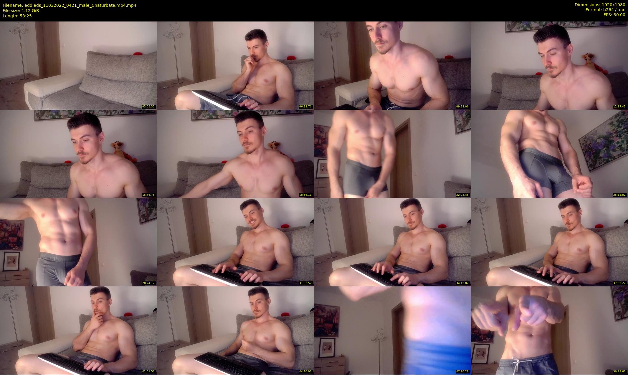 eddieds — 54 minute Chaturbate male cam show recording, 1080p, Mar 11, 2022