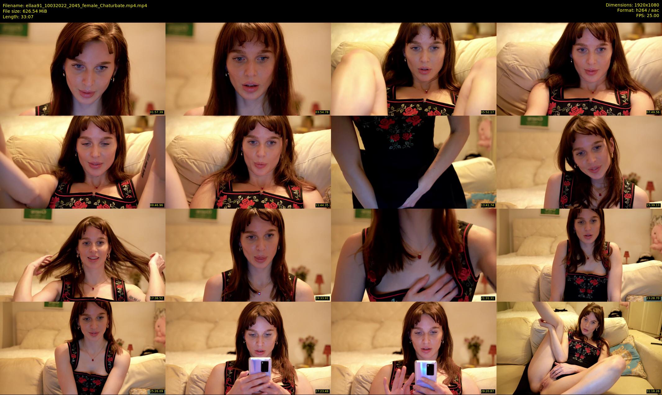 ellaa91 — 34 minute Chaturbate female cam show recording, 1080p, Mar 10, 2022