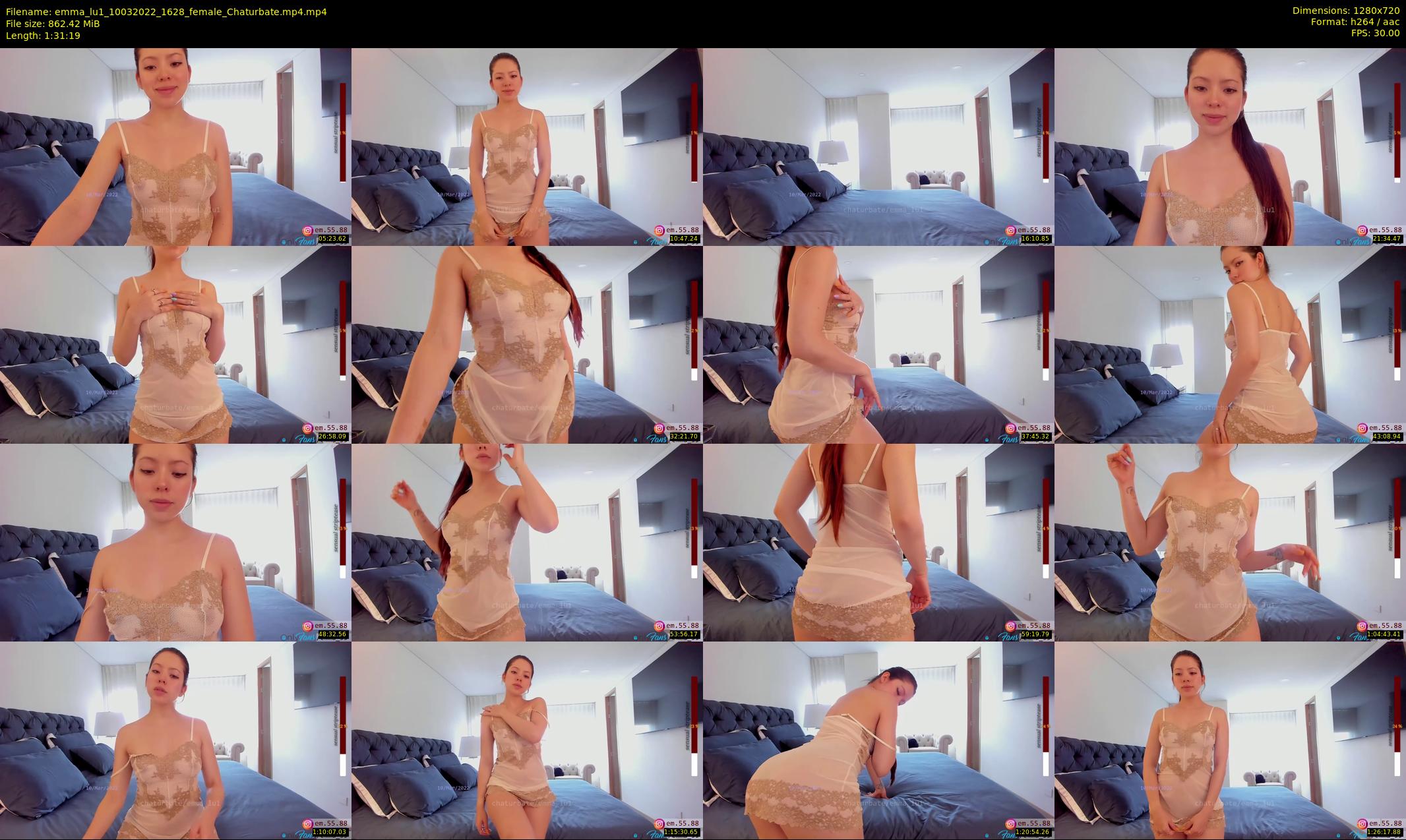 emma_lu1 — 92 minute Chaturbate female cam show recording, 720p, Mar 10, 2022