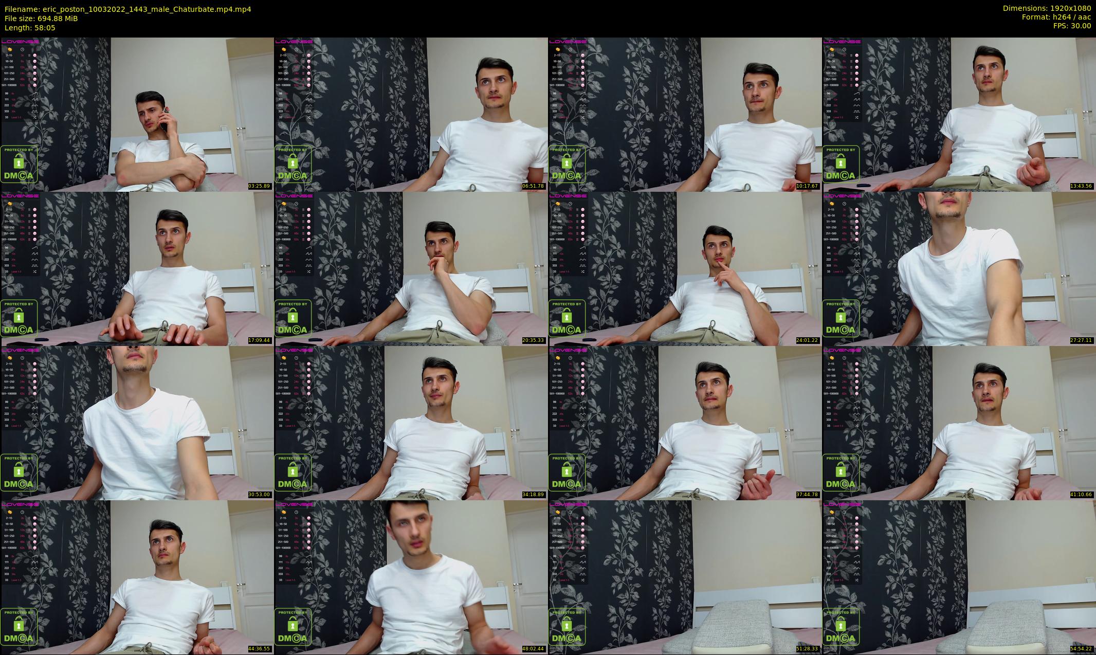 eric_poston — 59 minute Chaturbate male cam show recording, 1080p, Mar 10, 2022