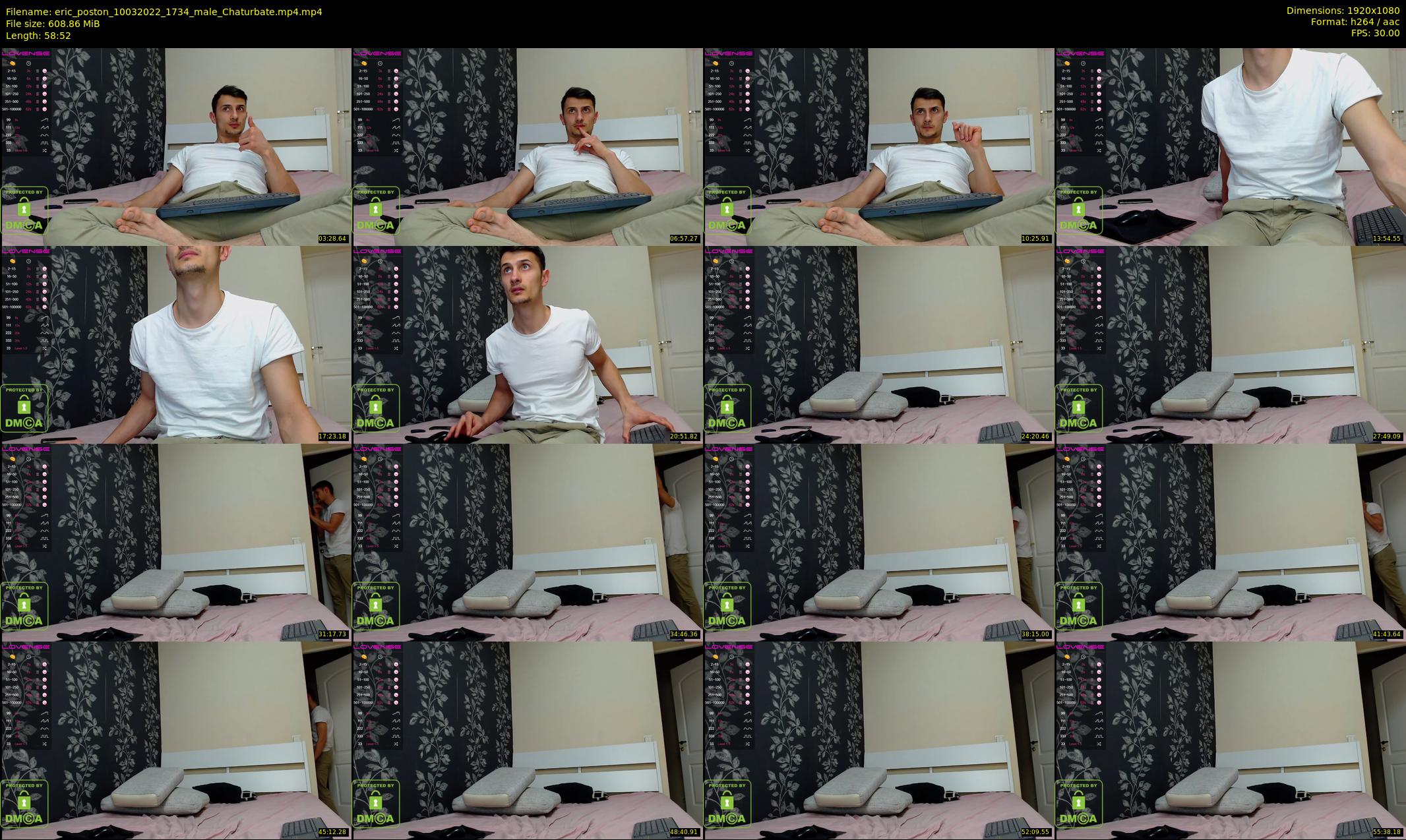 eric_poston — 59 minute Chaturbate male cam show recording, 1080p, Mar 10, 2022