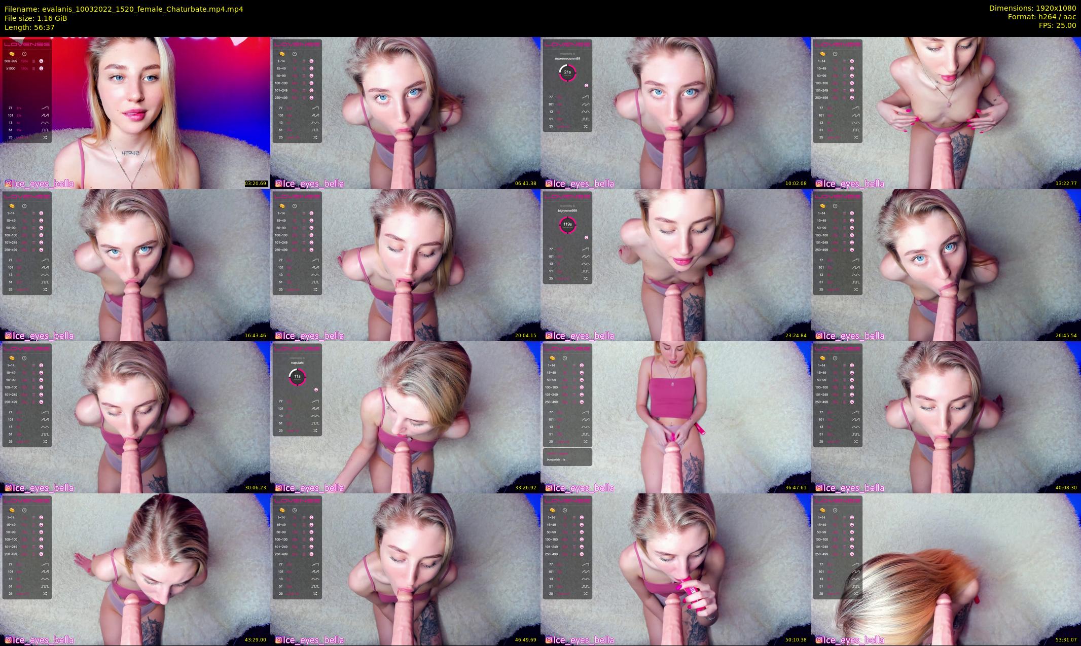 evalanis — 57 minute Chaturbate couple cam show recording, 1080p, Mar 10, 2022