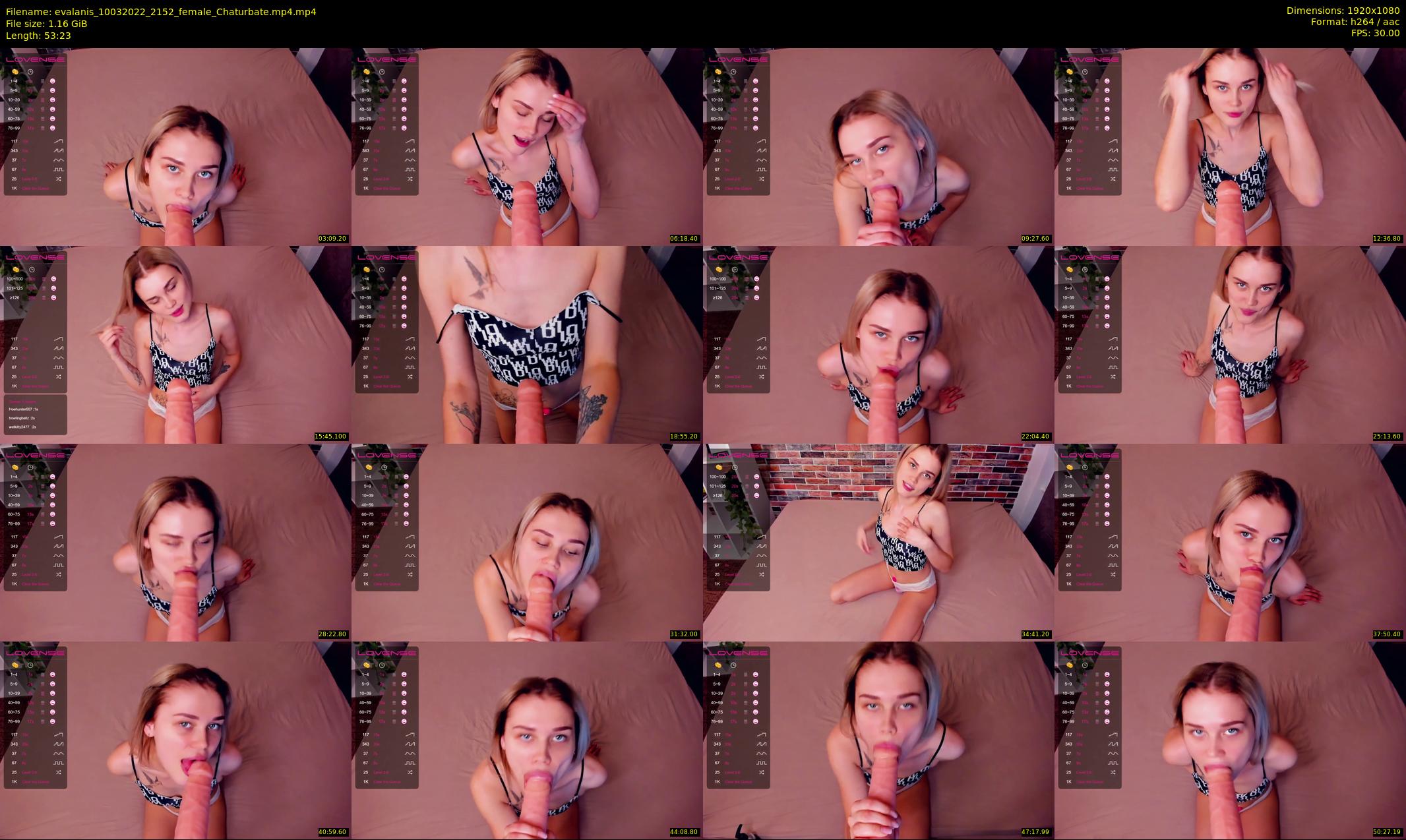evalanis — 54 minute Chaturbate couple cam show recording, 1080p, Mar 10, 2022