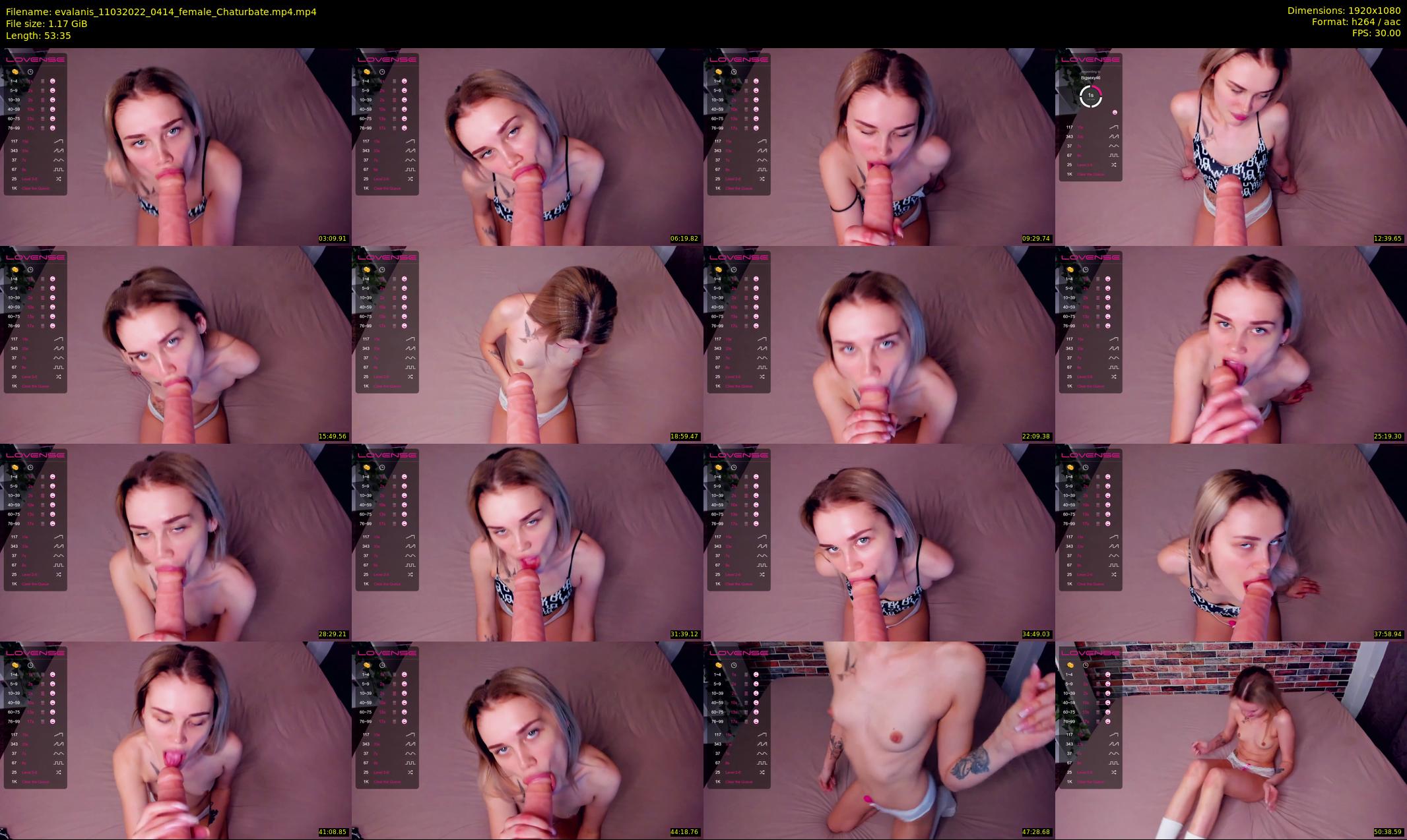 evalanis — 54 minute Chaturbate couple cam show recording, 1080p, Mar 11, 2022
