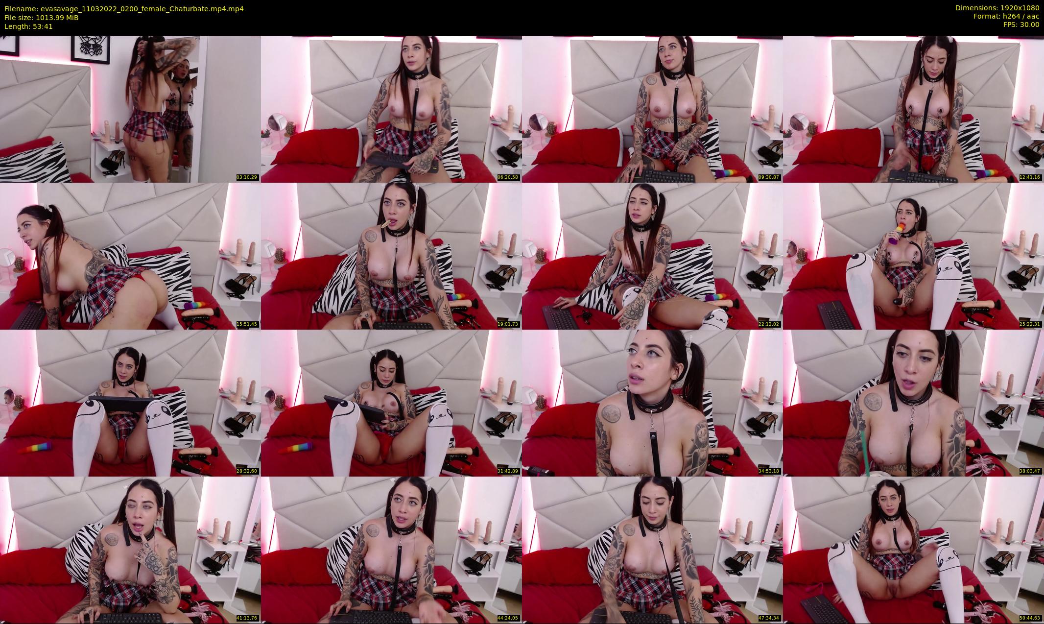 evasavage — 54 minute Chaturbate female cam show recording, 1080p, Mar 11, 2022