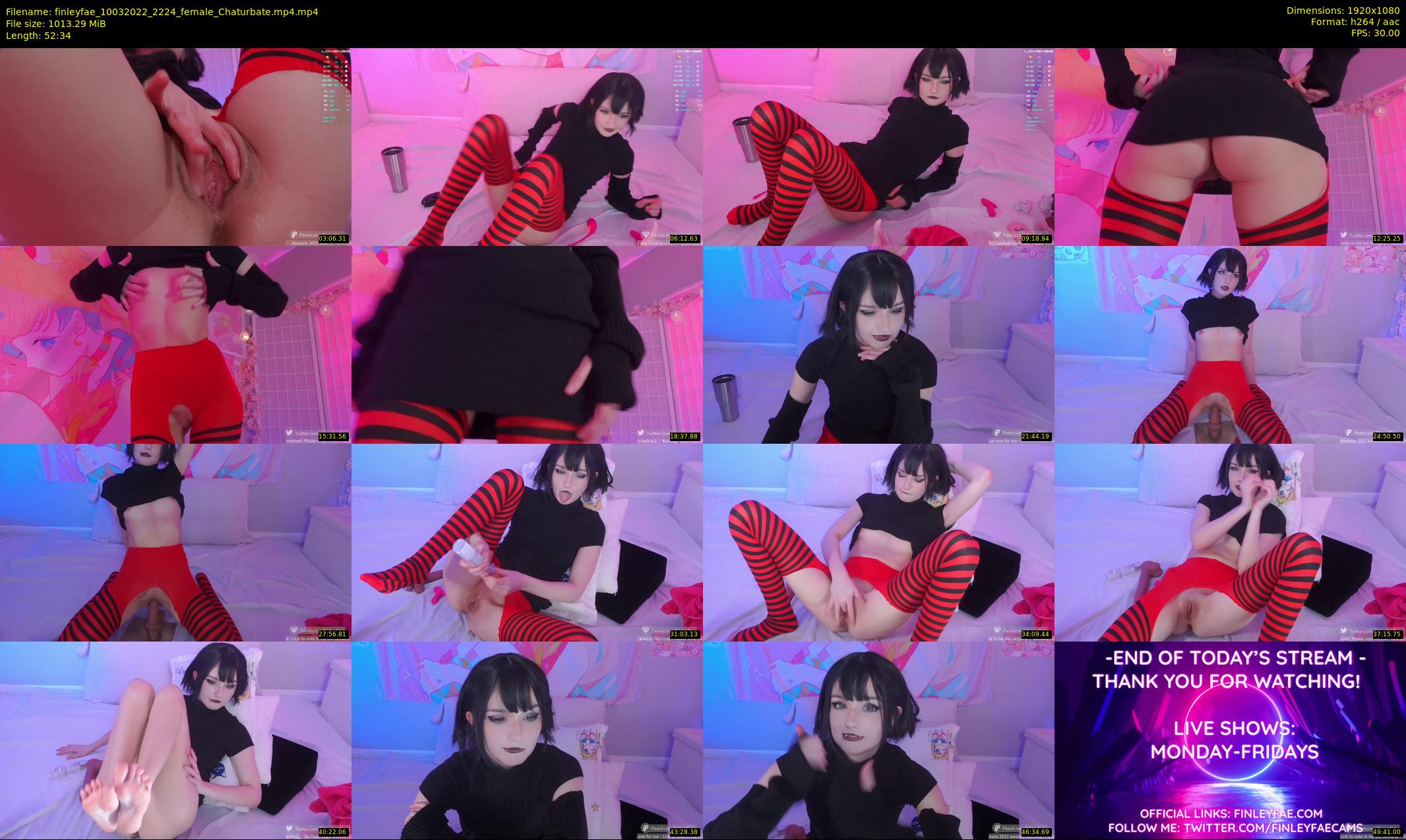 finleyfae — 53 minute Chaturbate female cam show recording, 1080p, Mar 10, 2022