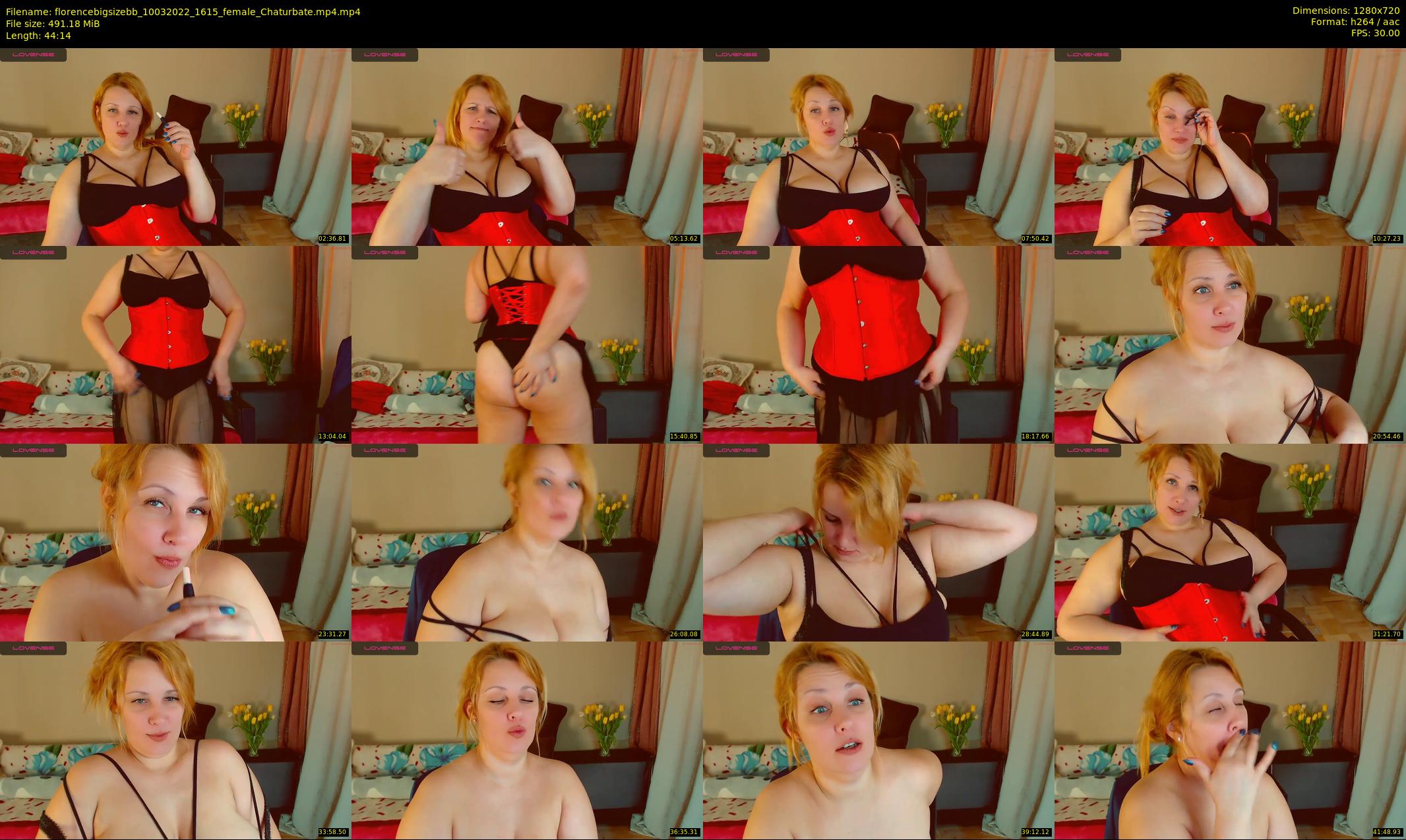 florencebigsizebb — 45 minute Chaturbate female cam show recording, 720p, Mar 10, 2022