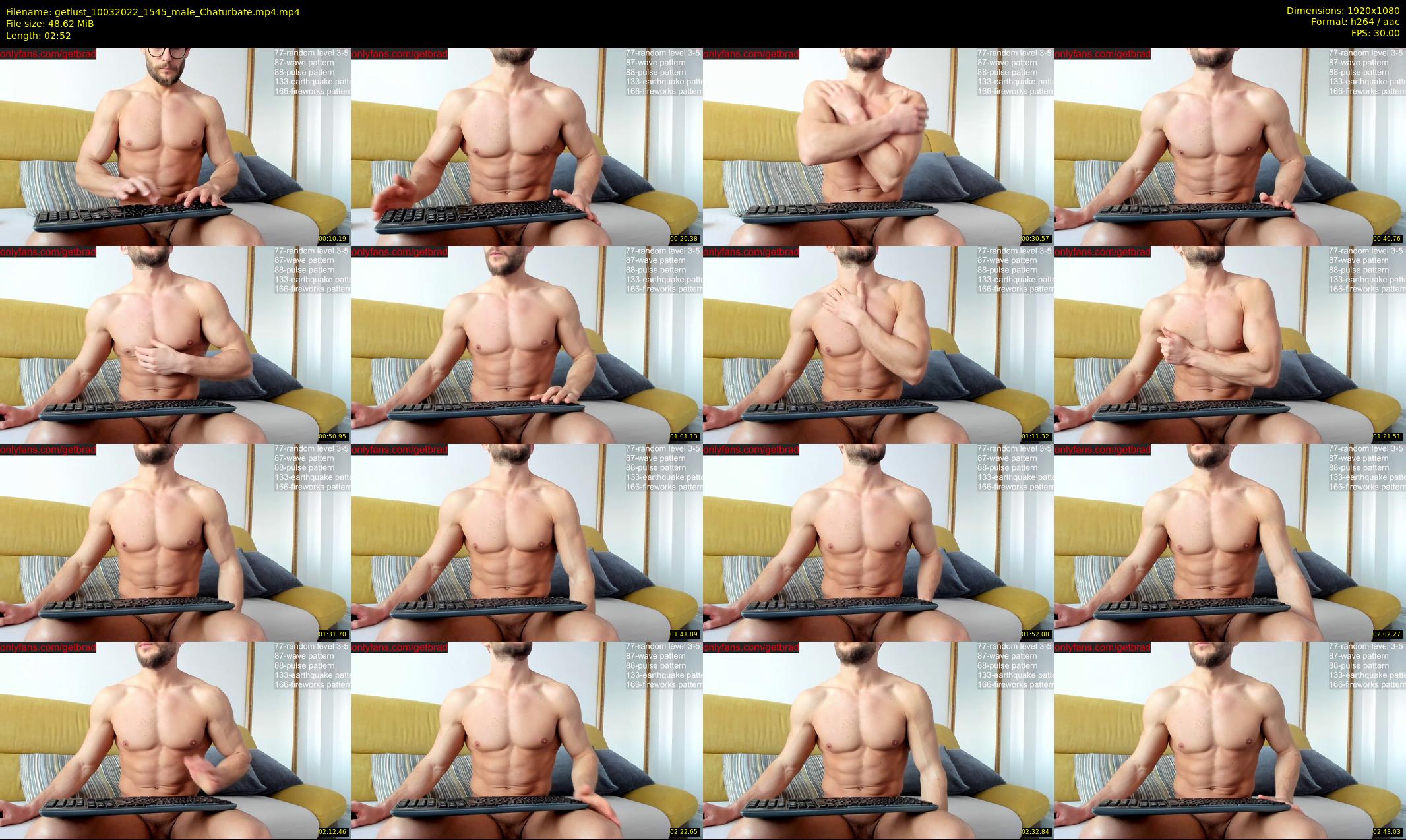 getlust — 3 minute Chaturbate male cam show recording, 1080p, Mar 10, 2022