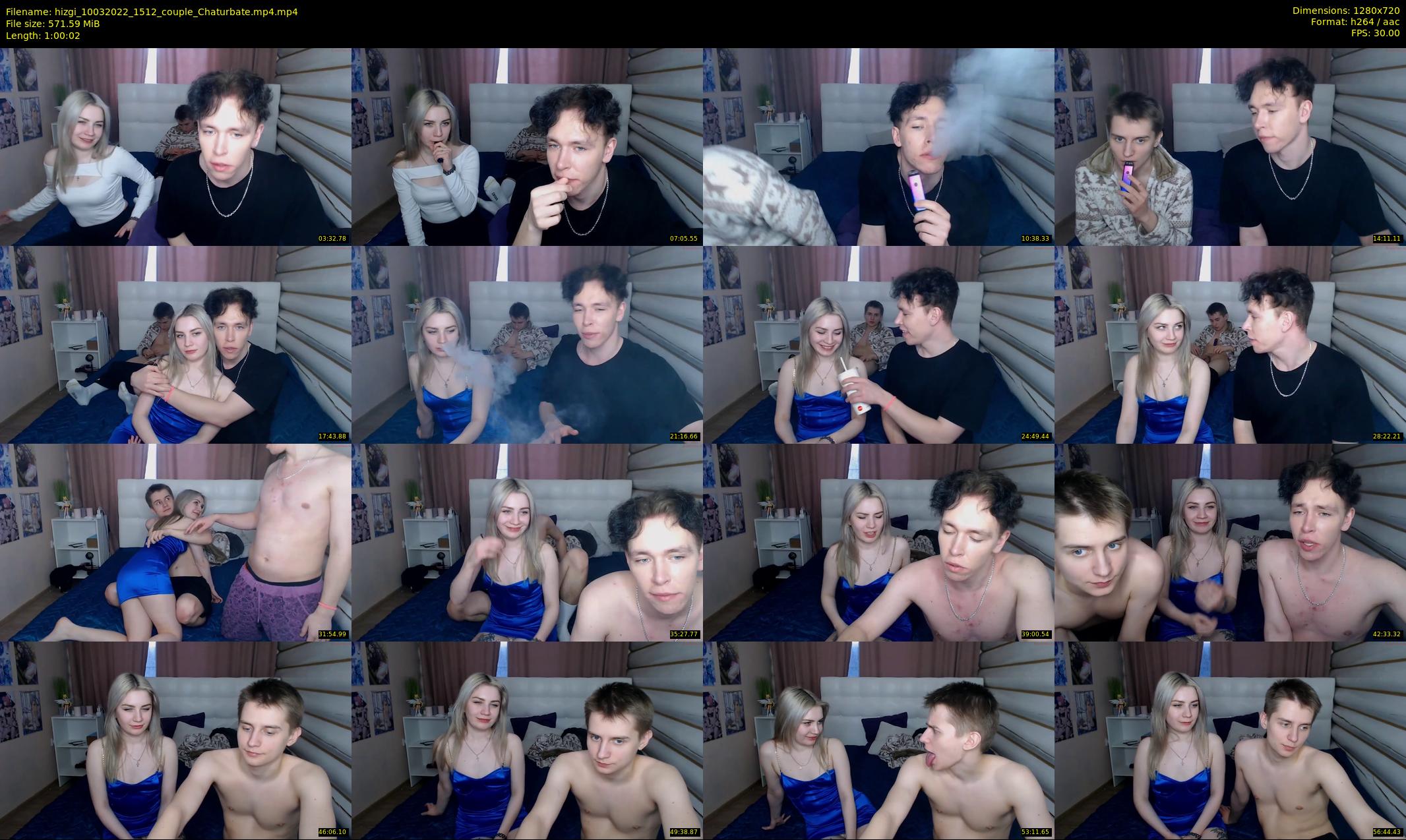 hizgi — 61 minute Chaturbate couple cam show recording, 720p, Mar 10, 2022
