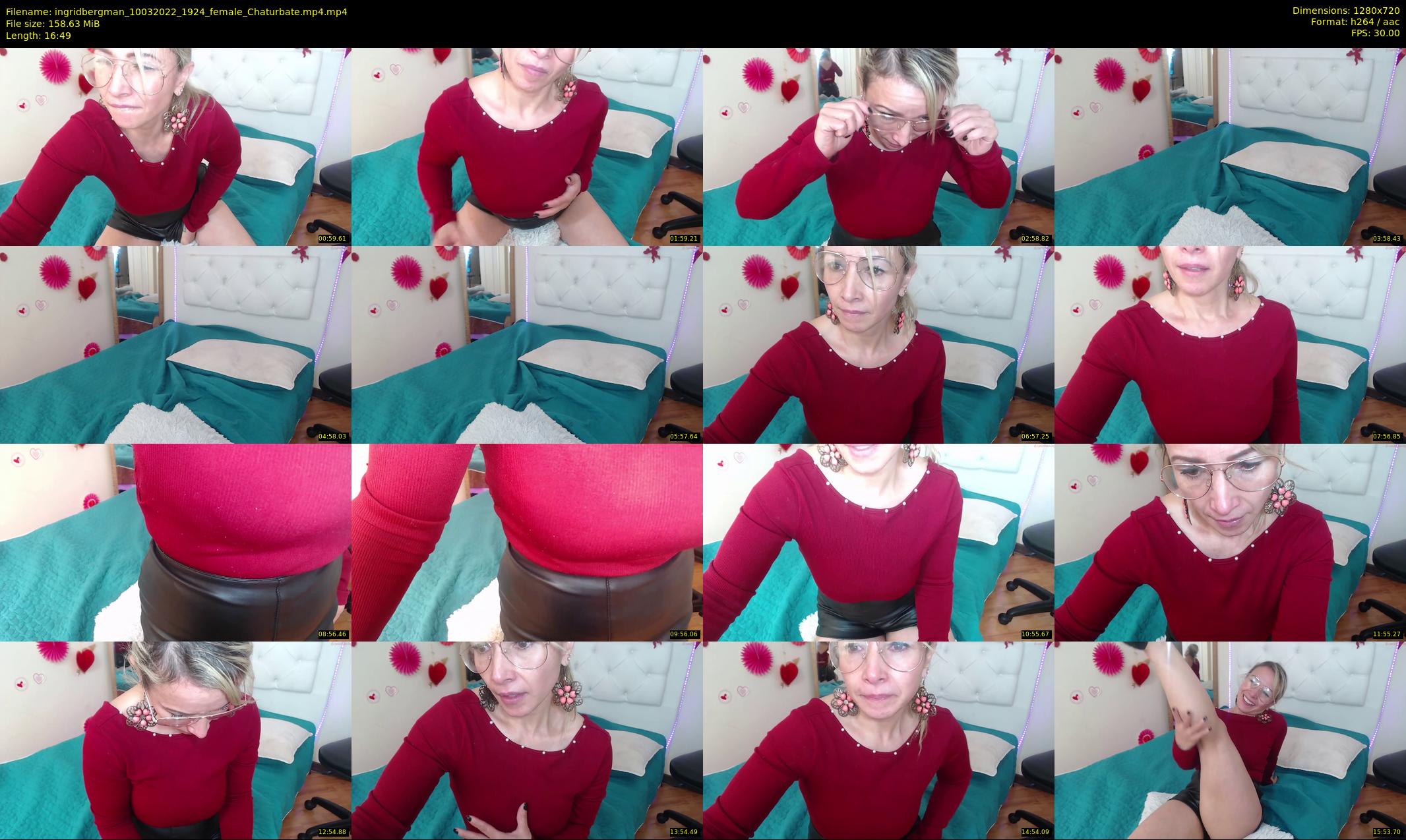 ingridbergman — 17 minute Chaturbate female cam show recording, 720p, Mar 10, 2022