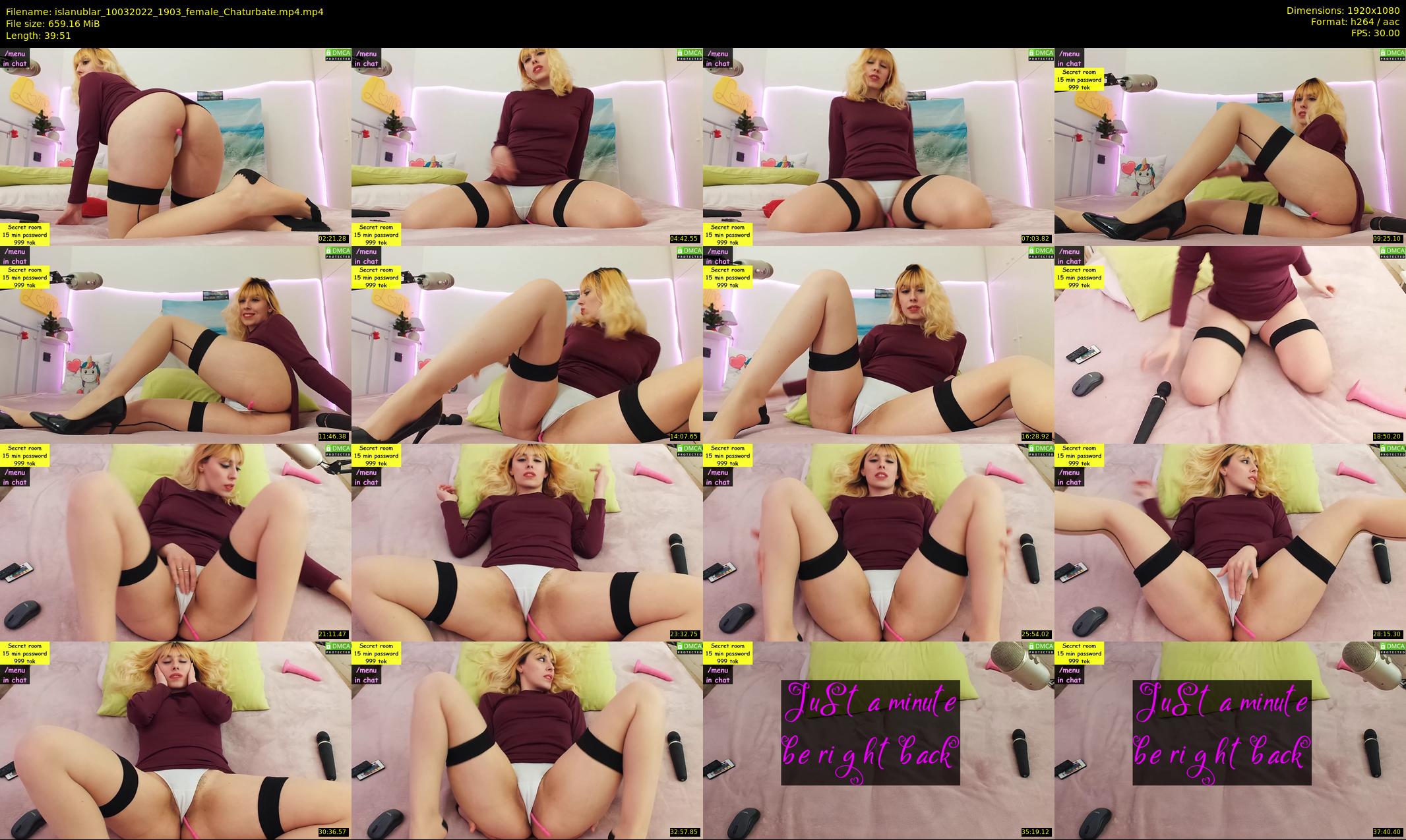islanublar — 40 minute Chaturbate female cam show recording, 1080p, Mar 10, 2022