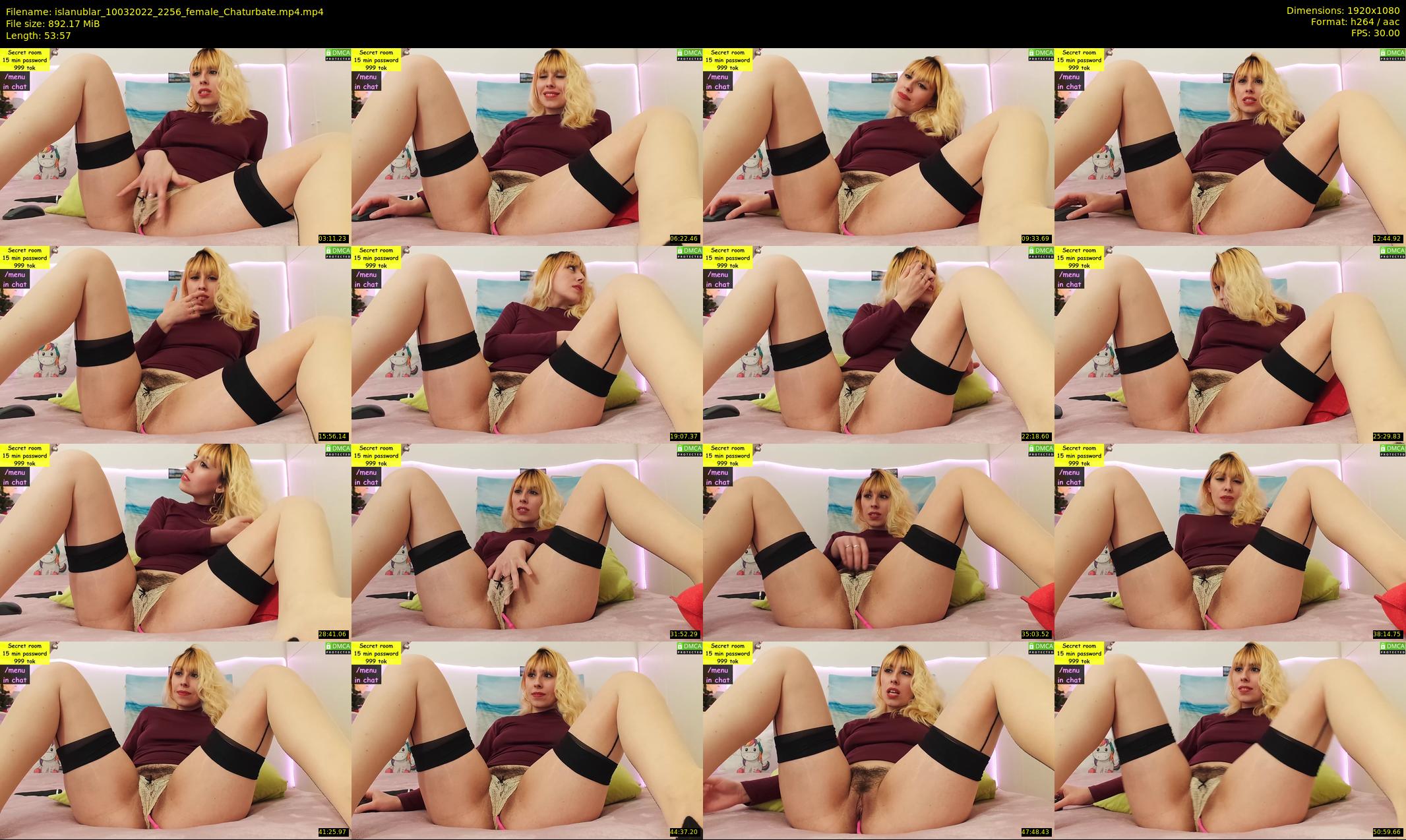 islanublar — 54 minute Chaturbate female cam show recording, 1080p, Mar 10, 2022