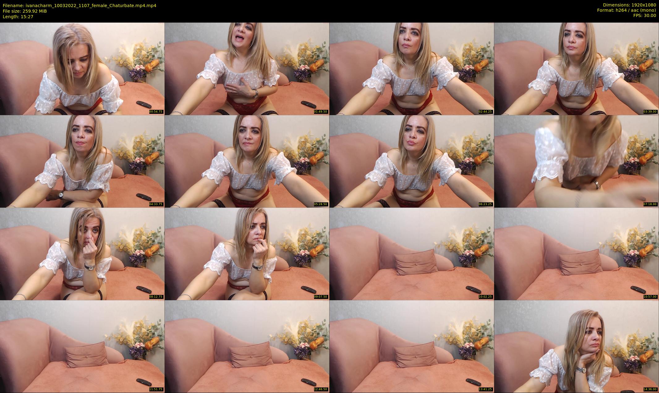 ivanacharm — 16 minute Chaturbate female cam show recording, 1080p, Mar 10, 2022