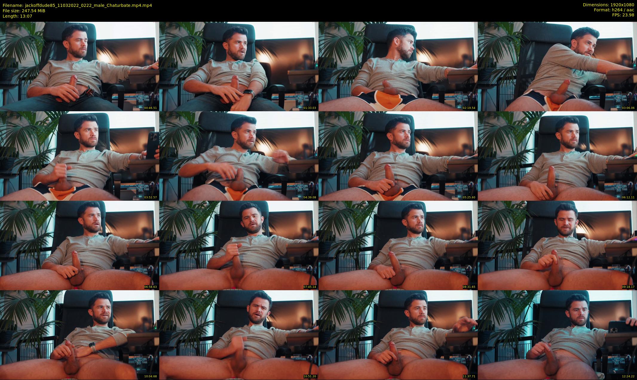 jackoffdude85 — 14 minute Chaturbate male cam show recording, 1080p, Mar 11, 2022