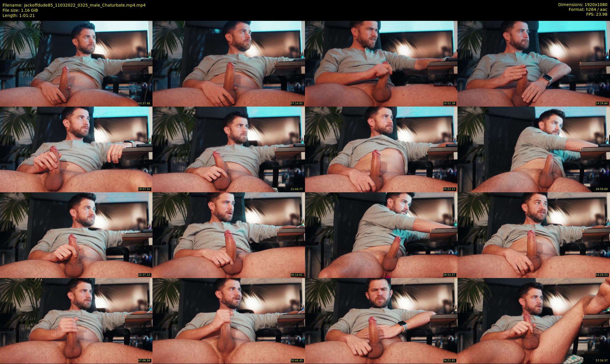 jackoffdude85 — 62 minute Chaturbate male cam show recording, 1080p, Mar 11, 2022