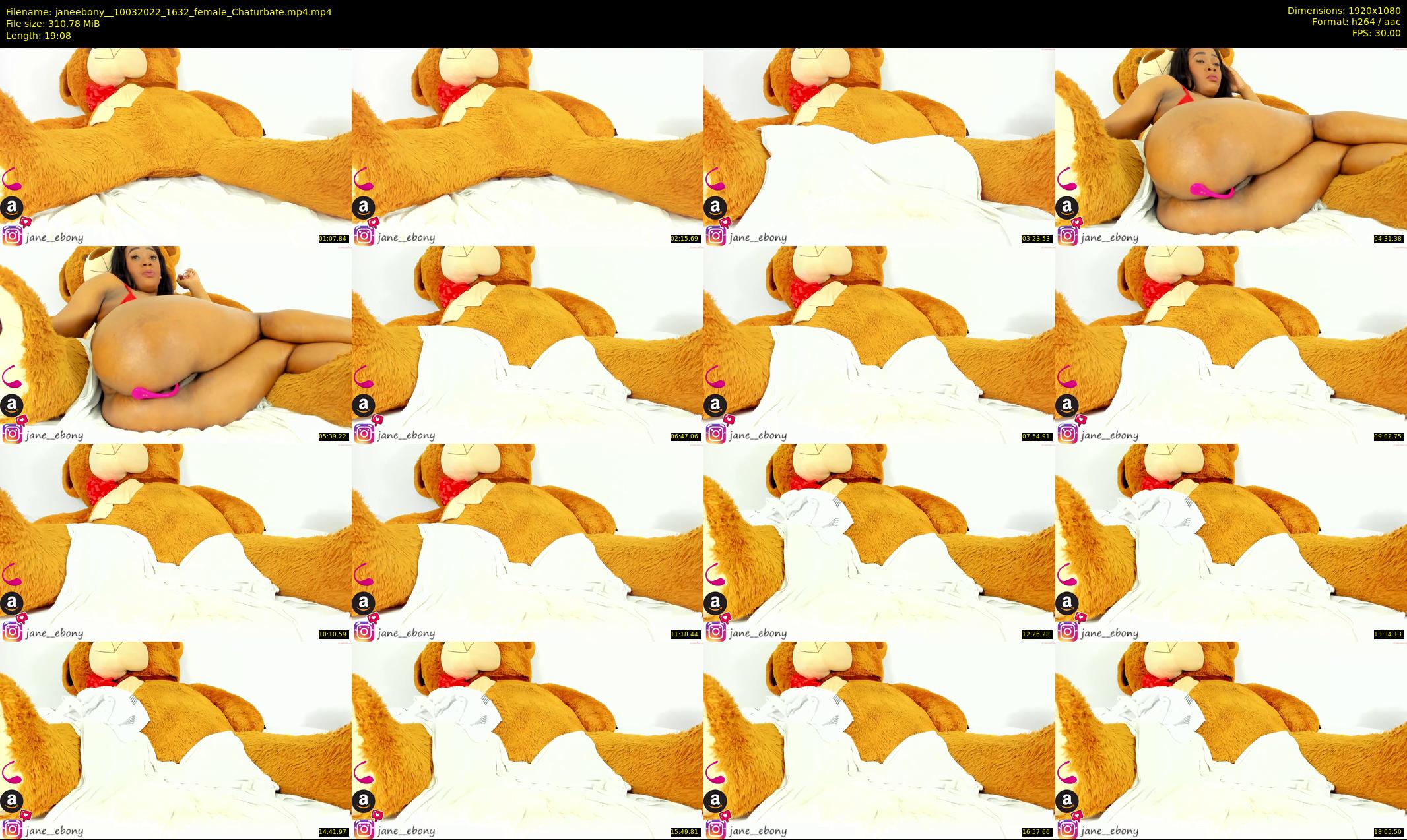 janeebony_ — 20 minute Chaturbate female cam show recording, 1080p, Mar 10, 2022