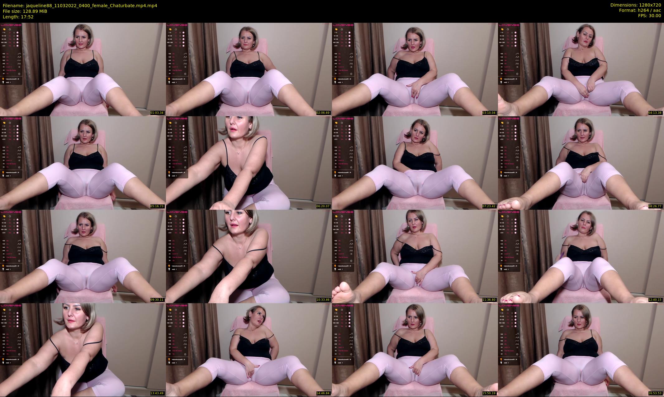 jaqueline88 — 18 minute Chaturbate female cam show recording, 720p, Mar 11, 2022
