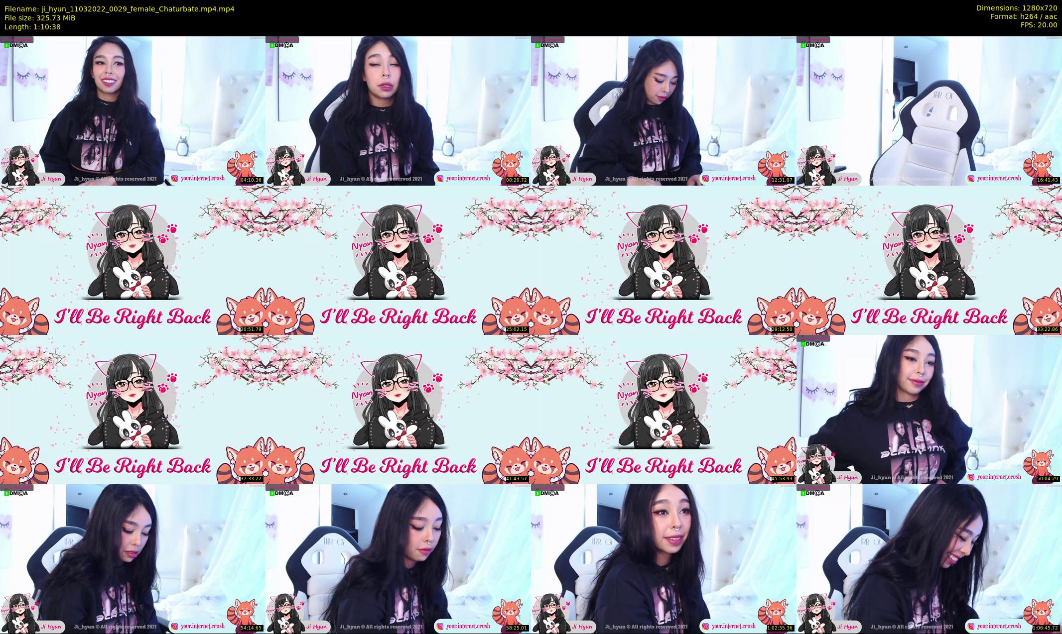 ji_hyun — 71 minute Chaturbate female cam show recording, 720p, Mar 11, 2022