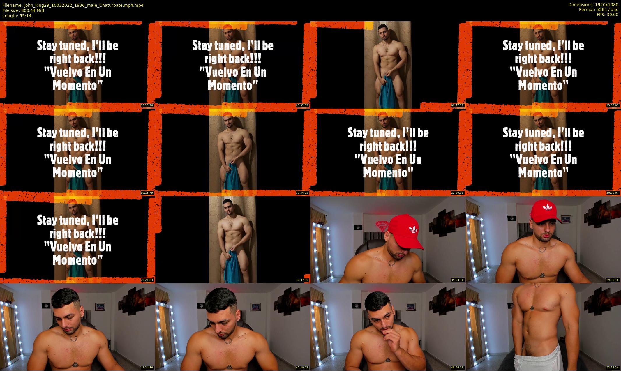 john_king29 — 56 minute Chaturbate male cam show recording, 1080p, Mar 10, 2022
