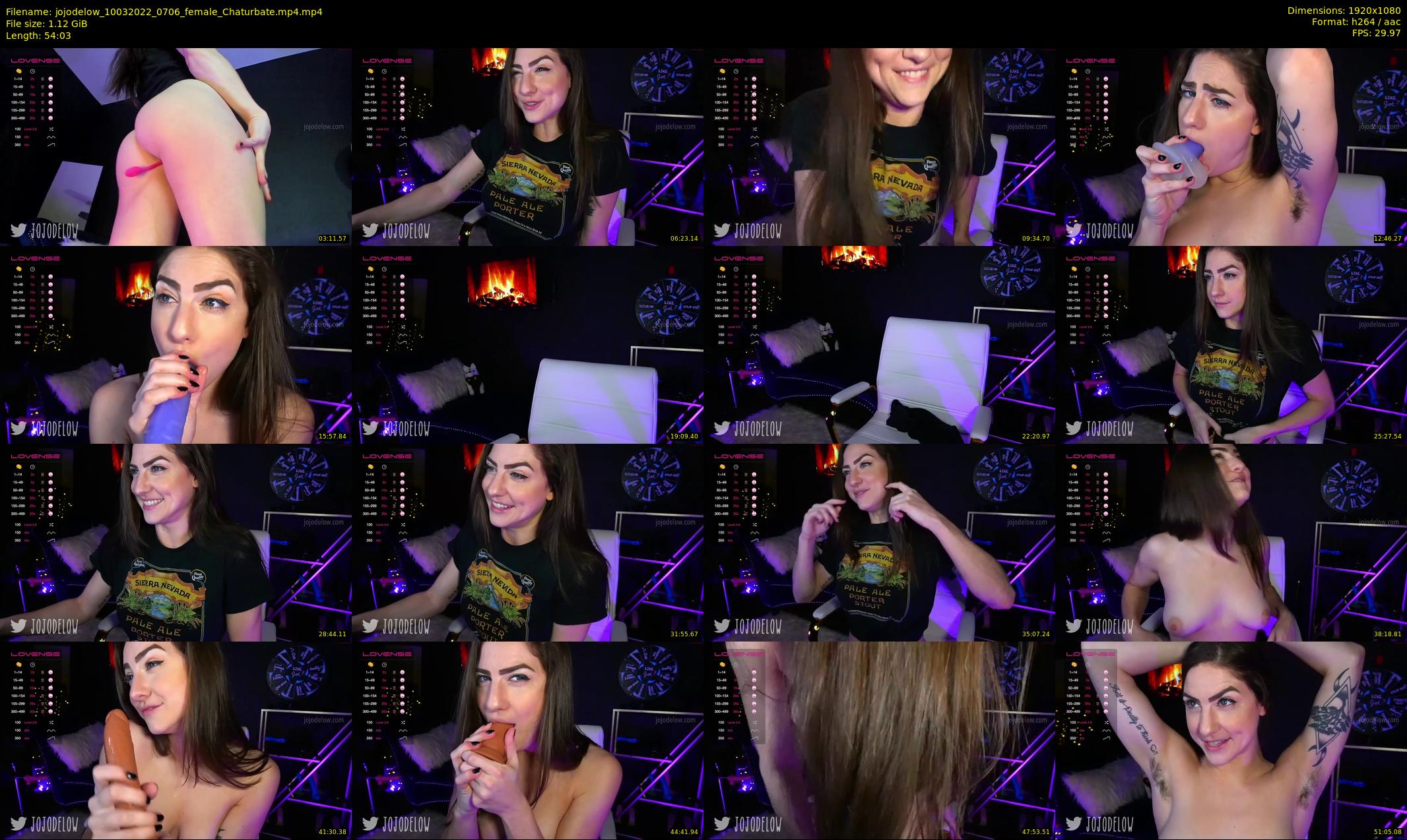 jojodelow — 55 minute Chaturbate female cam show recording, 1080p, Mar 10, 2022