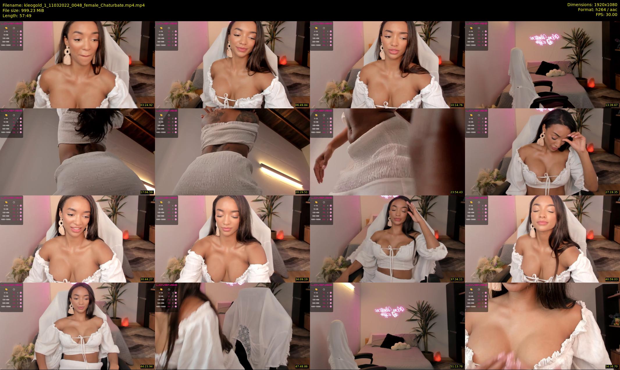 kleogold_1 — 58 minute Chaturbate female cam show recording, 1080p, Mar 11, 2022