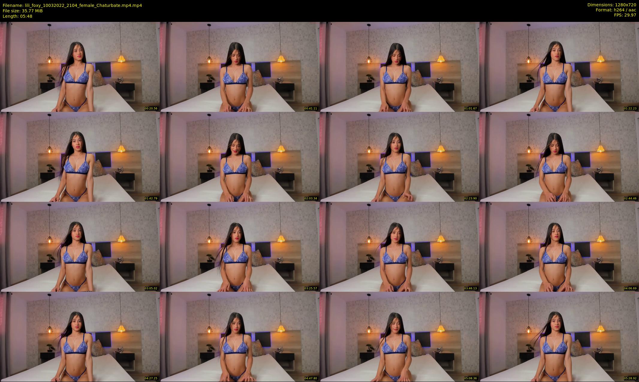 lili_foxy — 6 minute Chaturbate female cam show recording, 720p, Mar 10, 2022