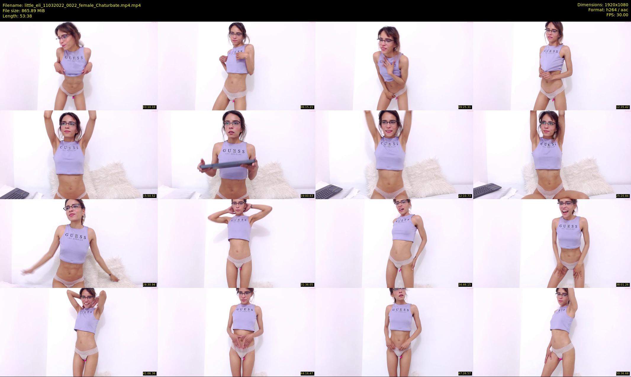 little_eli — 54 minute Chaturbate female cam show recording, 1080p, Mar 11, 2022