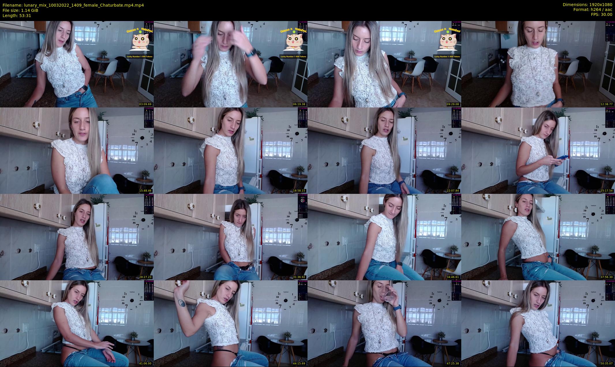 lunary_mix — 54 minute Chaturbate couple cam show recording, 1080p, Mar 10, 2022