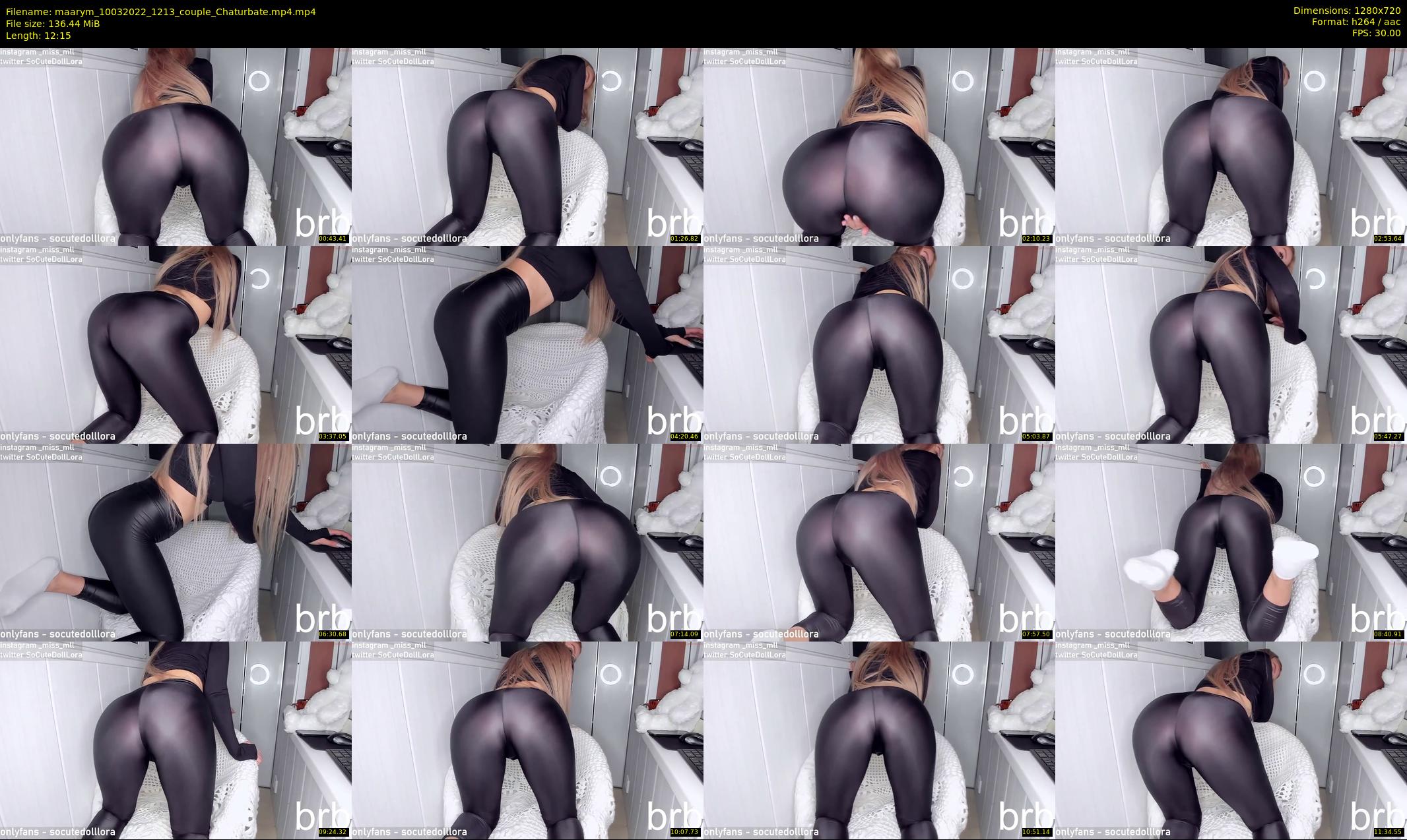 maarym — 13 minute Chaturbate couple cam show recording, 720p, Mar 10, 2022