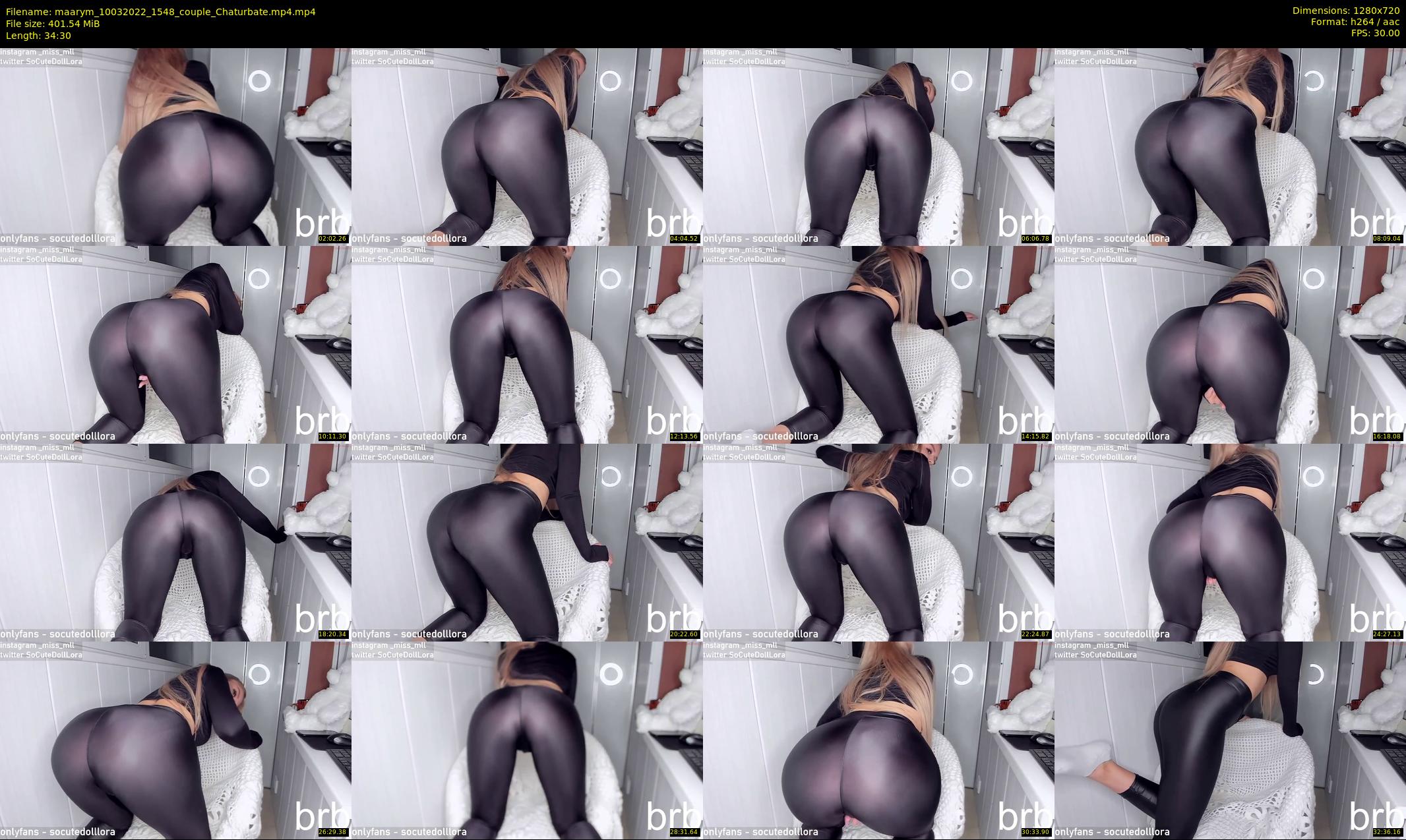 maarym — 35 minute Chaturbate couple cam show recording, 720p, Mar 10, 2022